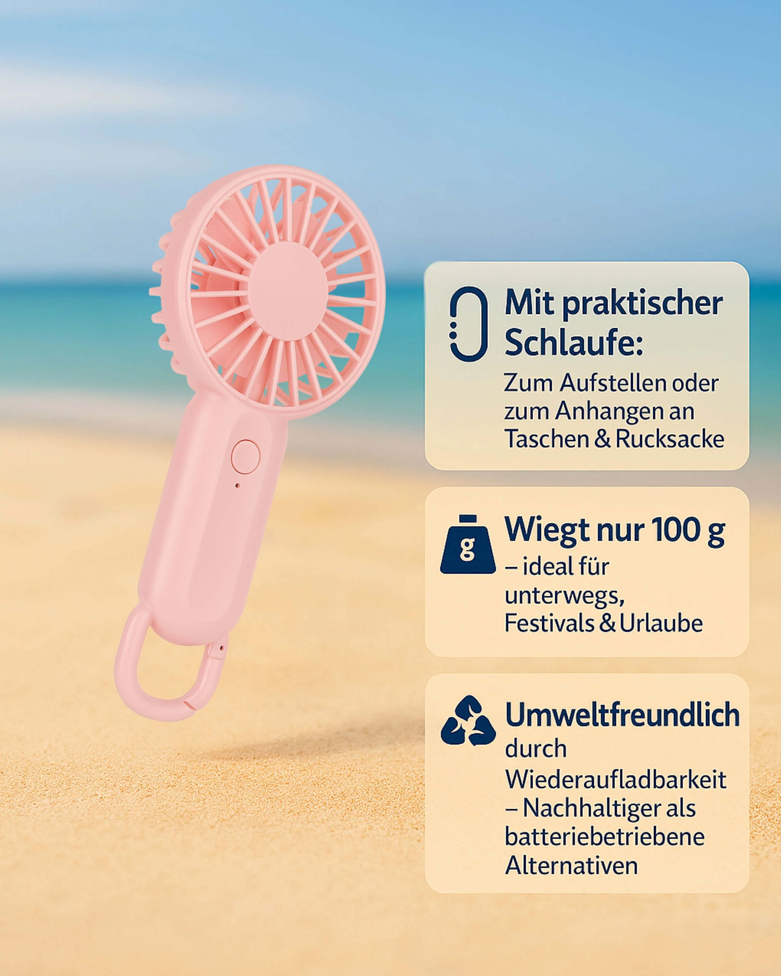 Mini-USB-Ventilator ca. 6 x 15 cm - Image 3