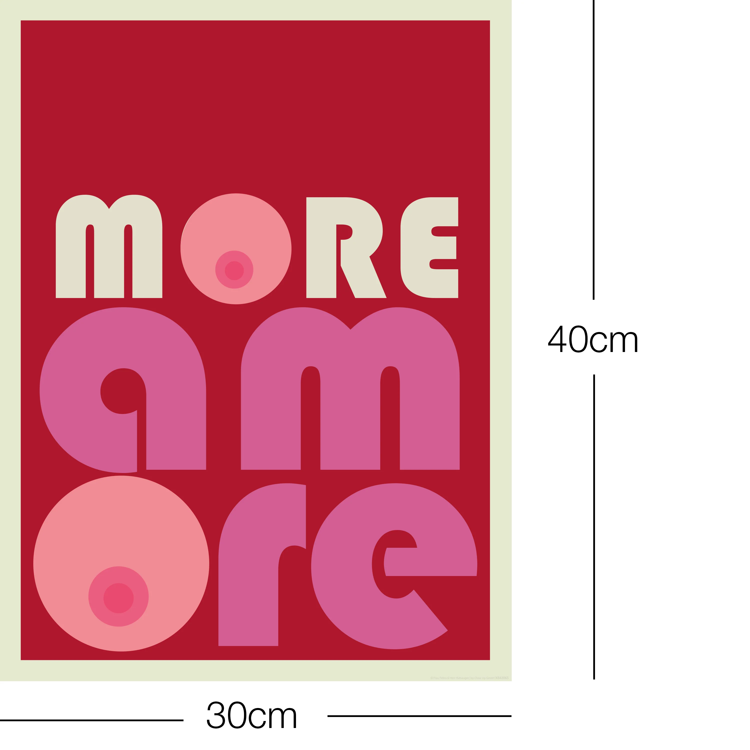 More Amore Kunstdruck - Image 2
