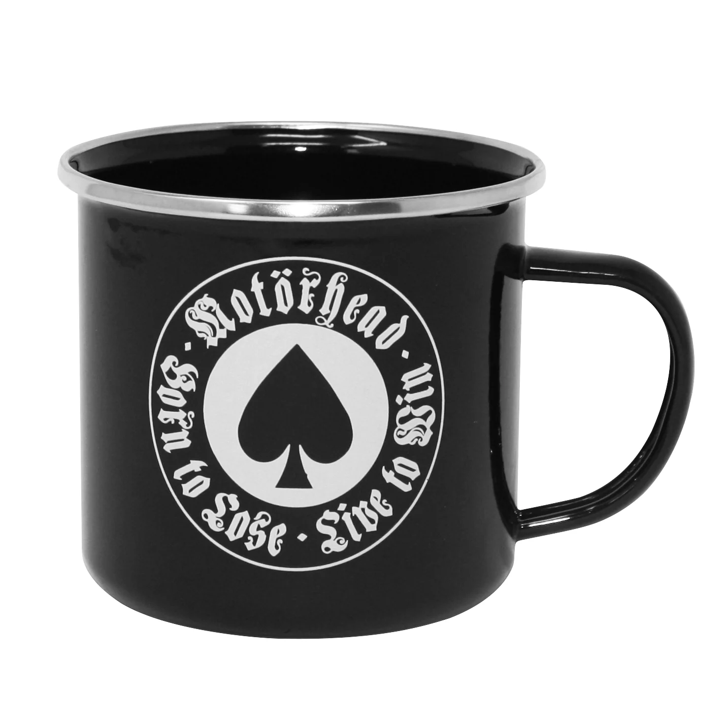 Motörhead Tasse BORN TO LOSE Emaille Kaffeebecher