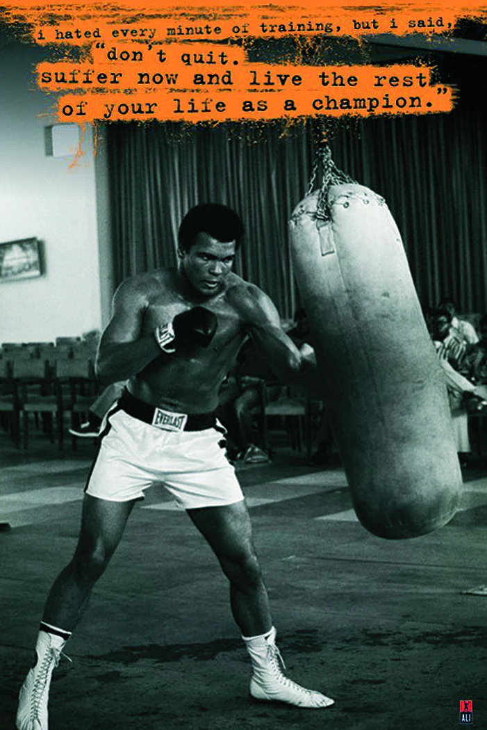 Muhammad Ali Sandsack Poster