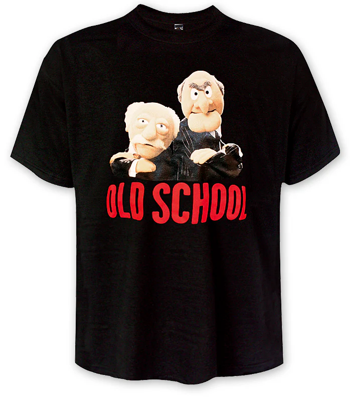 Muppets T-Shirt Grandmasters Statler & Waldorf Old School