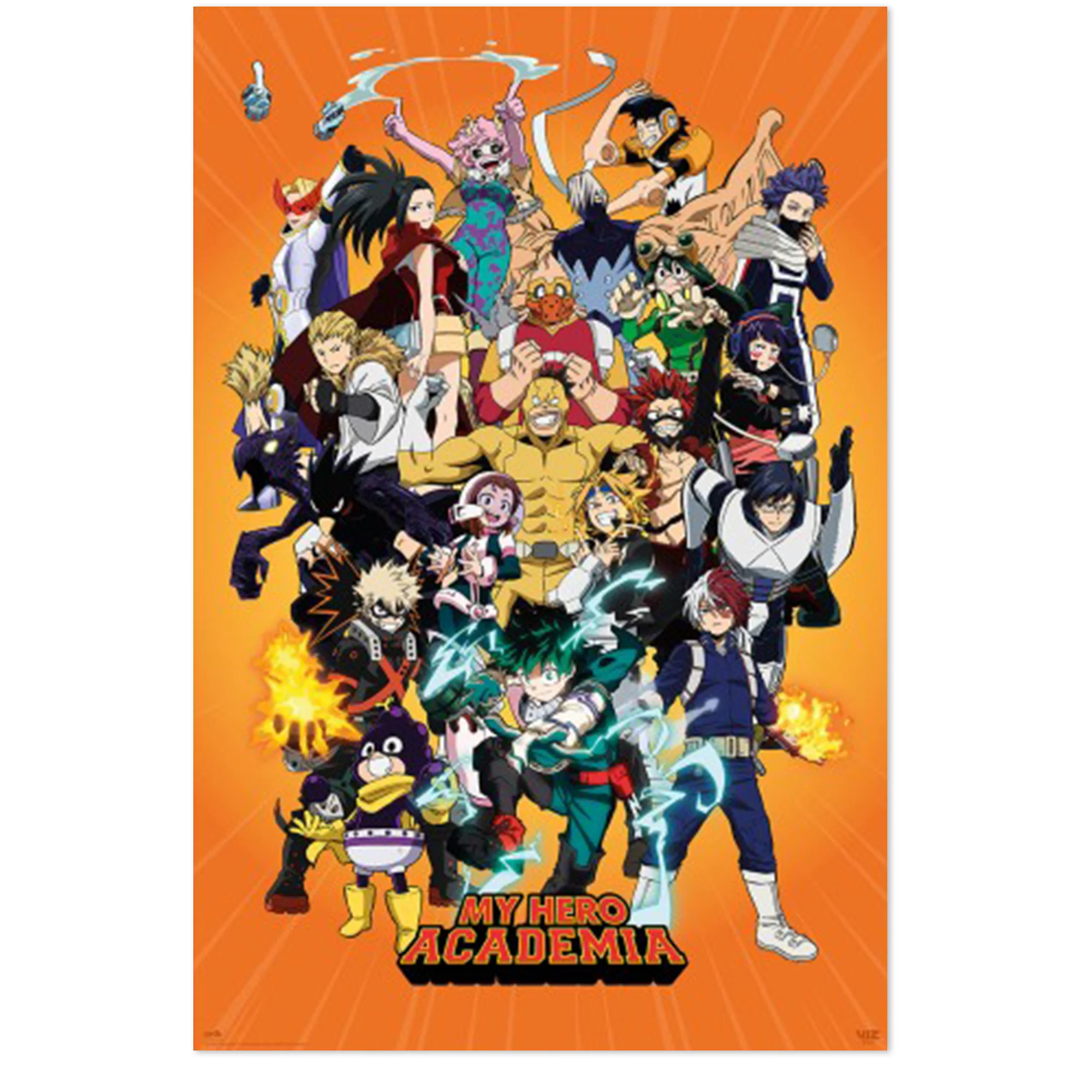 My Hero Academia Poster Charaktere