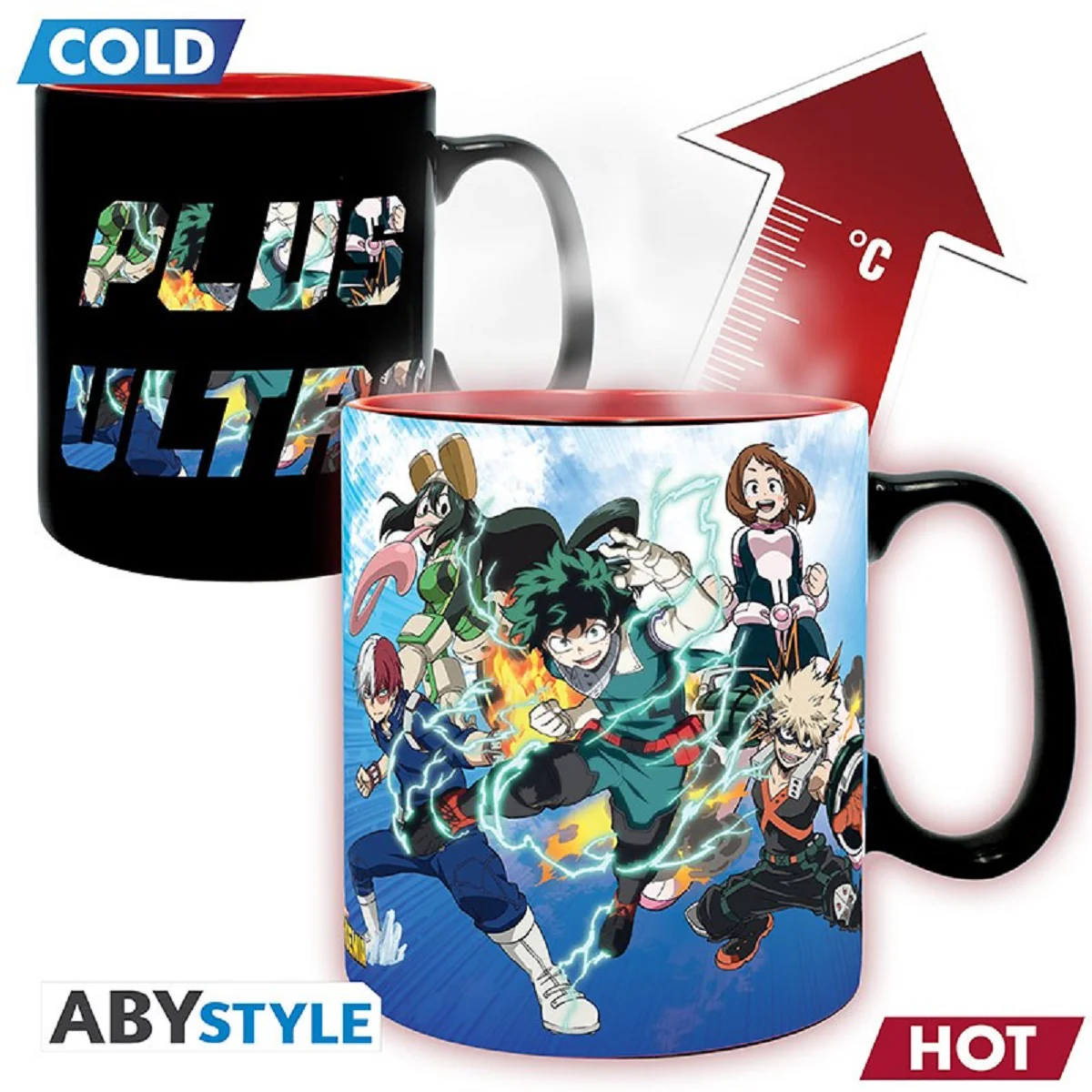 My Hero Academia ThermoeffektTasse Heros