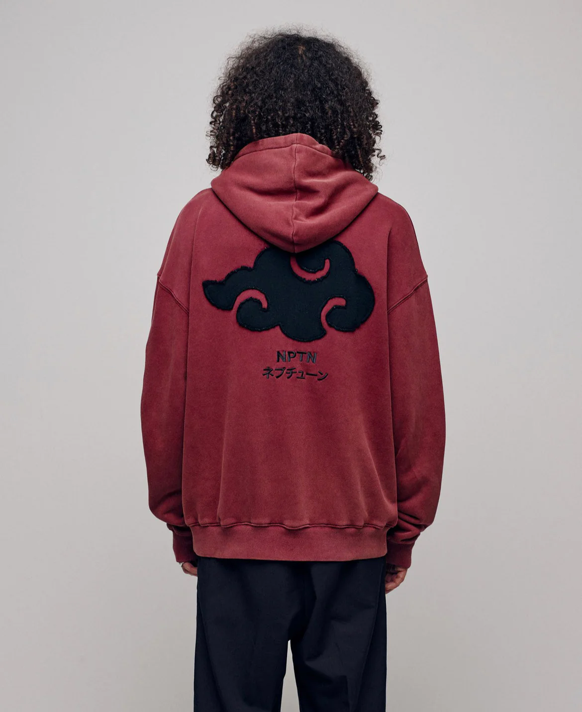 Naruto Akatsuki Graphic Hoodie Red Kapuzenpullover Rot Neptun - Image 6