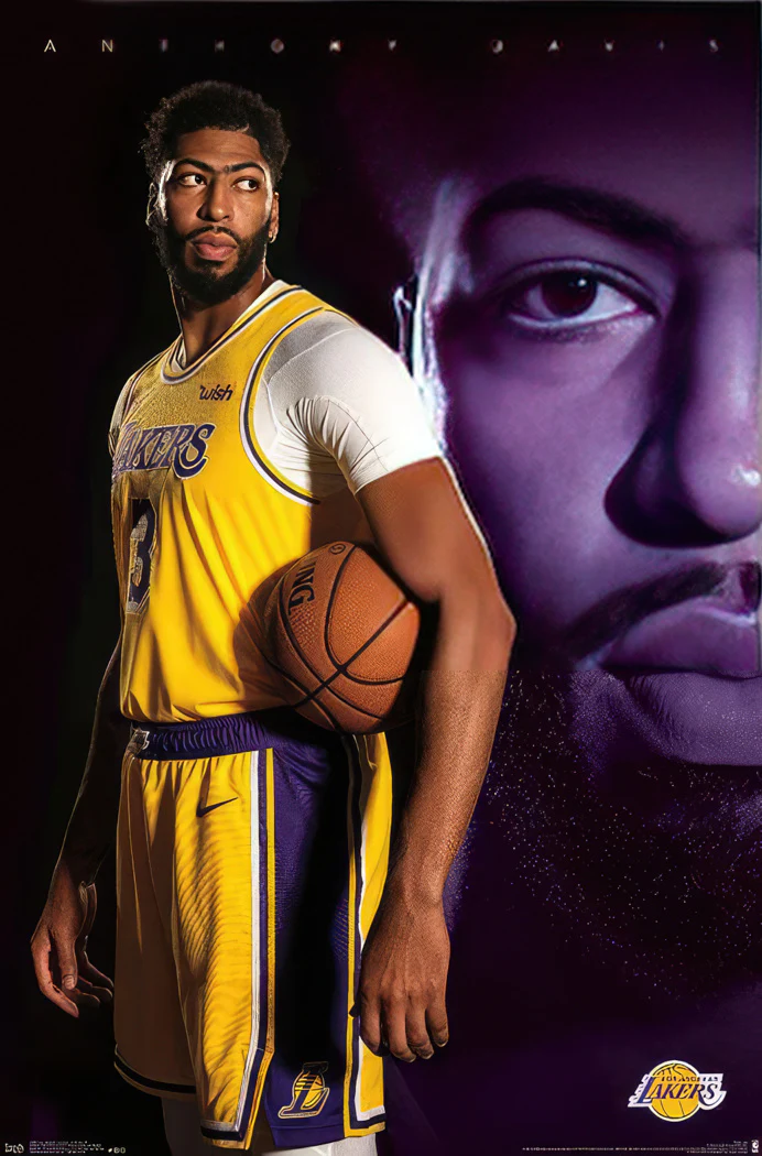 NBA Poster Anthony Davis, 19 Los Angeles Lakers - Image 2