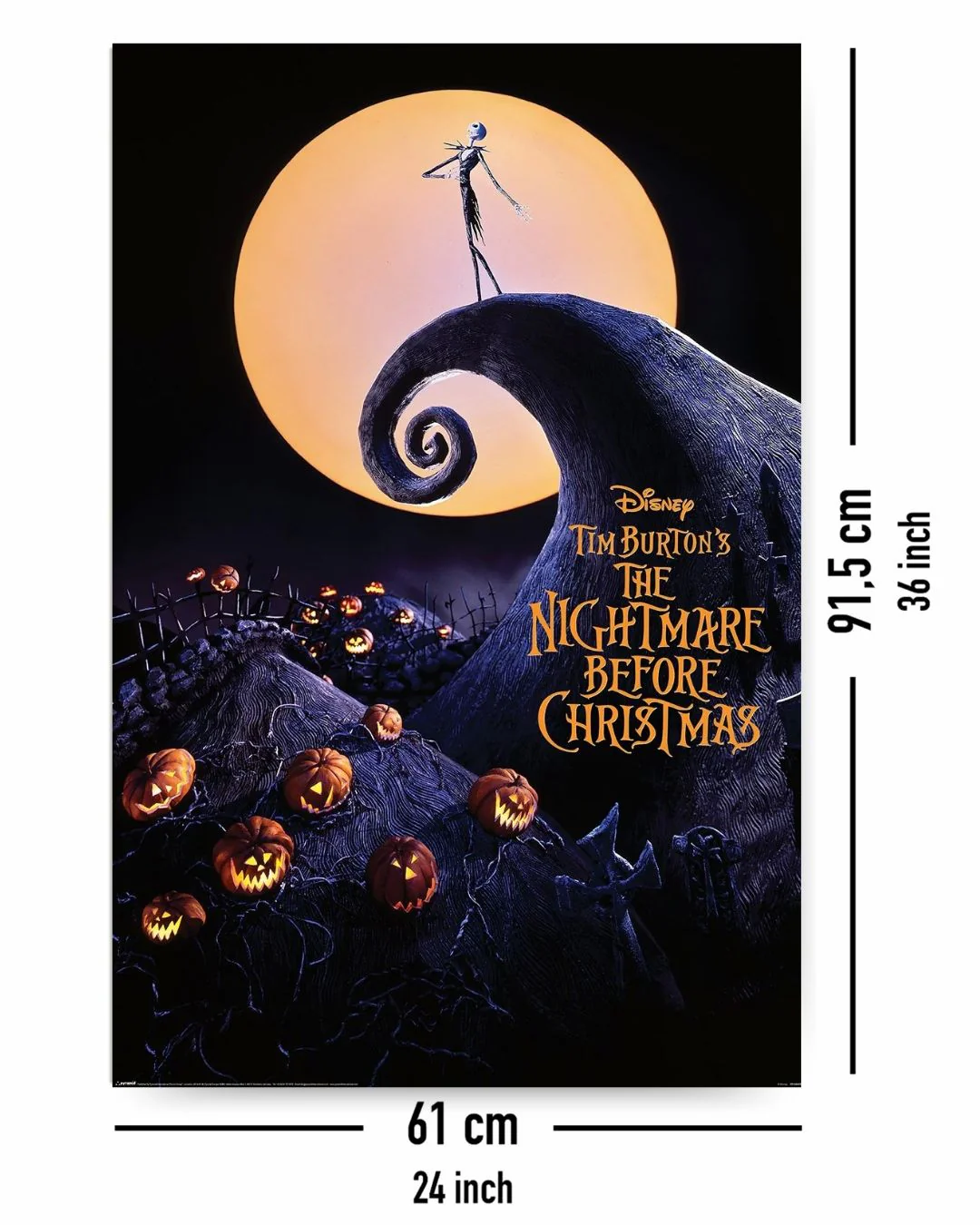 Nightmare Before Christmas Poster, One Sheet - Image 4