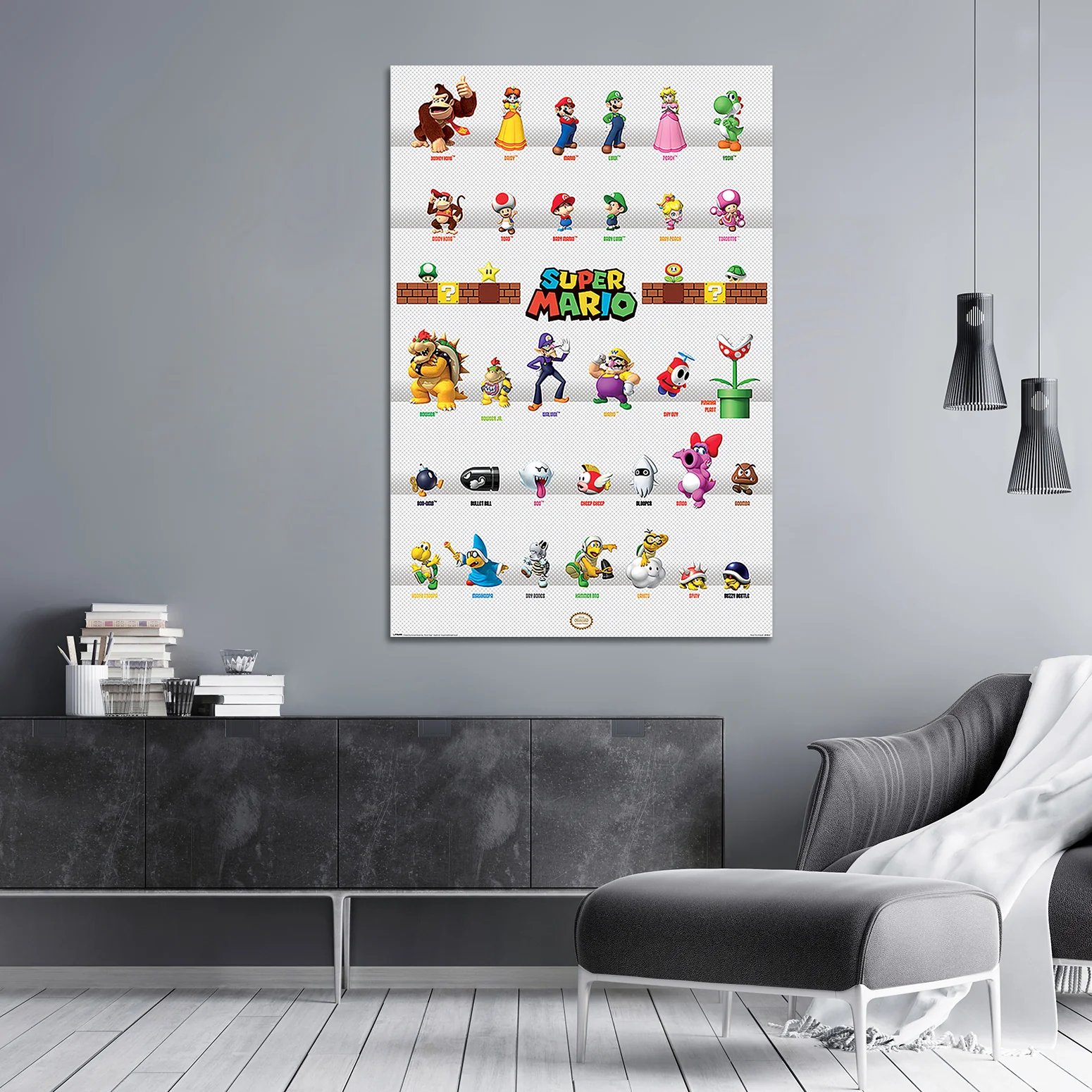 Nintendo Super Mario Poster Character Parade - Image 3