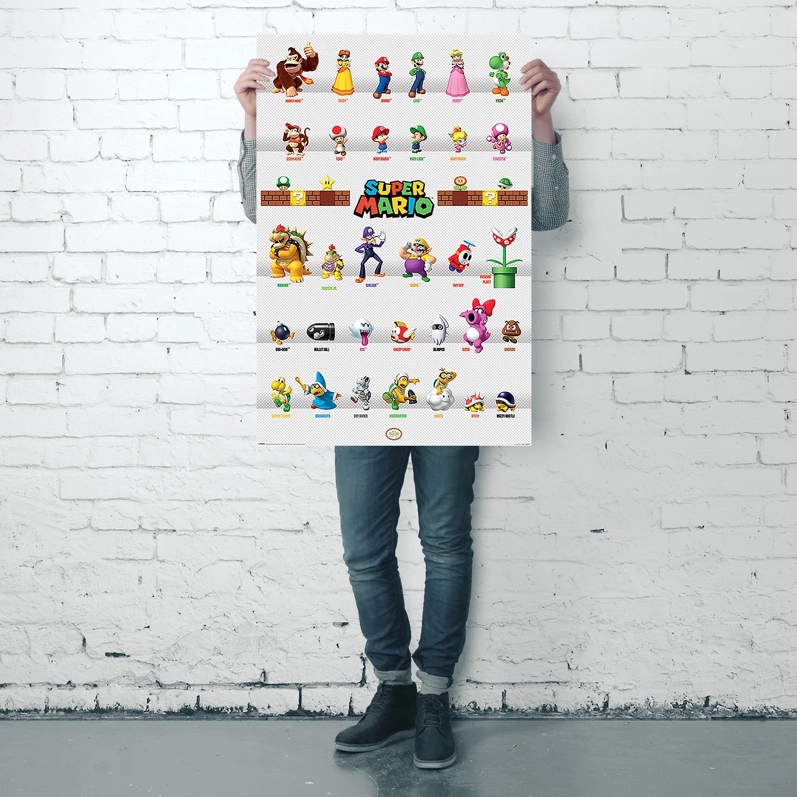Nintendo Super Mario Poster Character Parade - Image 4