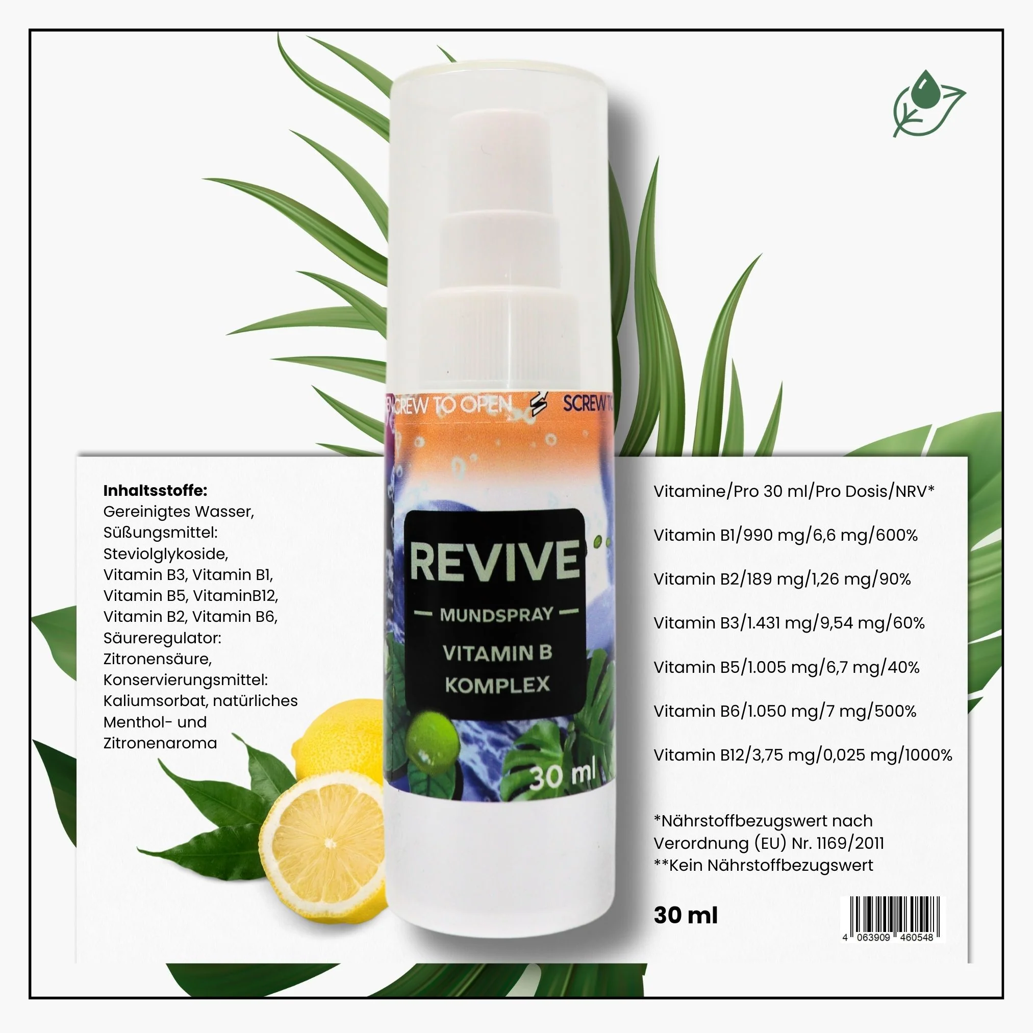nuridrops REVIVE Mundspray Vitamin B Komplex - Image 4