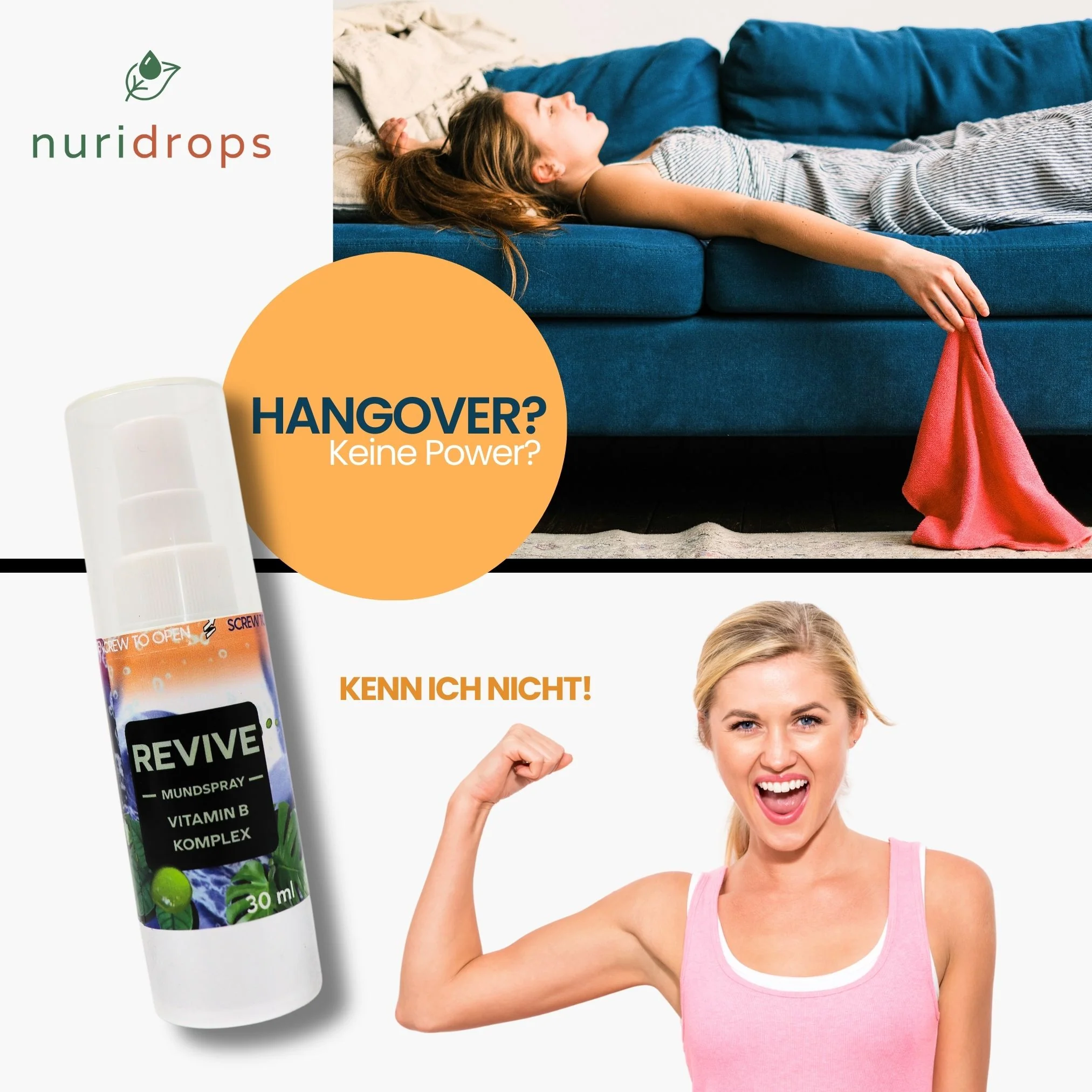 nuridrops REVIVE Mundspray Vitamin B Komplex - Image 5