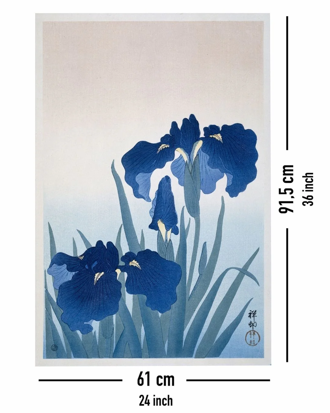 Ohara Koson Poster Irises Schwertlilien, 1925-36 - Image 6
