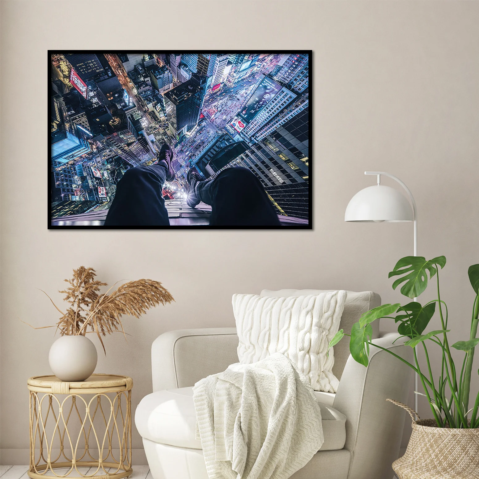 On The Edge Of Times Square Poster - Image 2