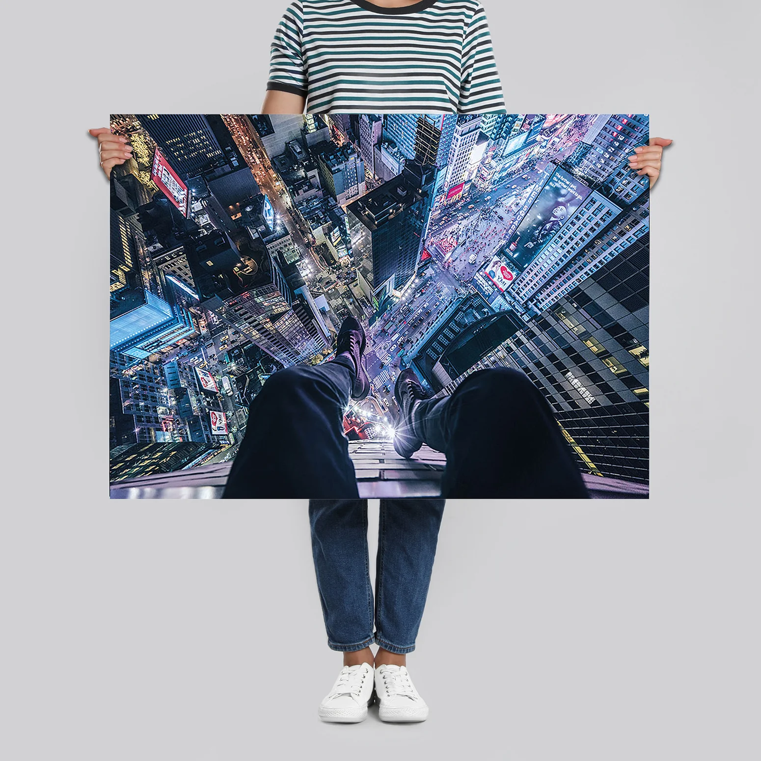 On The Edge Of Times Square Poster - Image 4