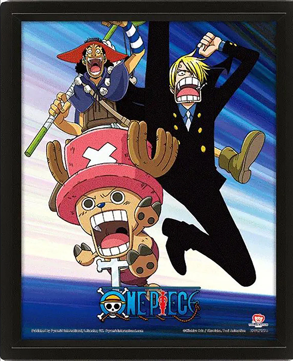 One Piece 3D Poster Straw Hat Pirates Assault - Image 2