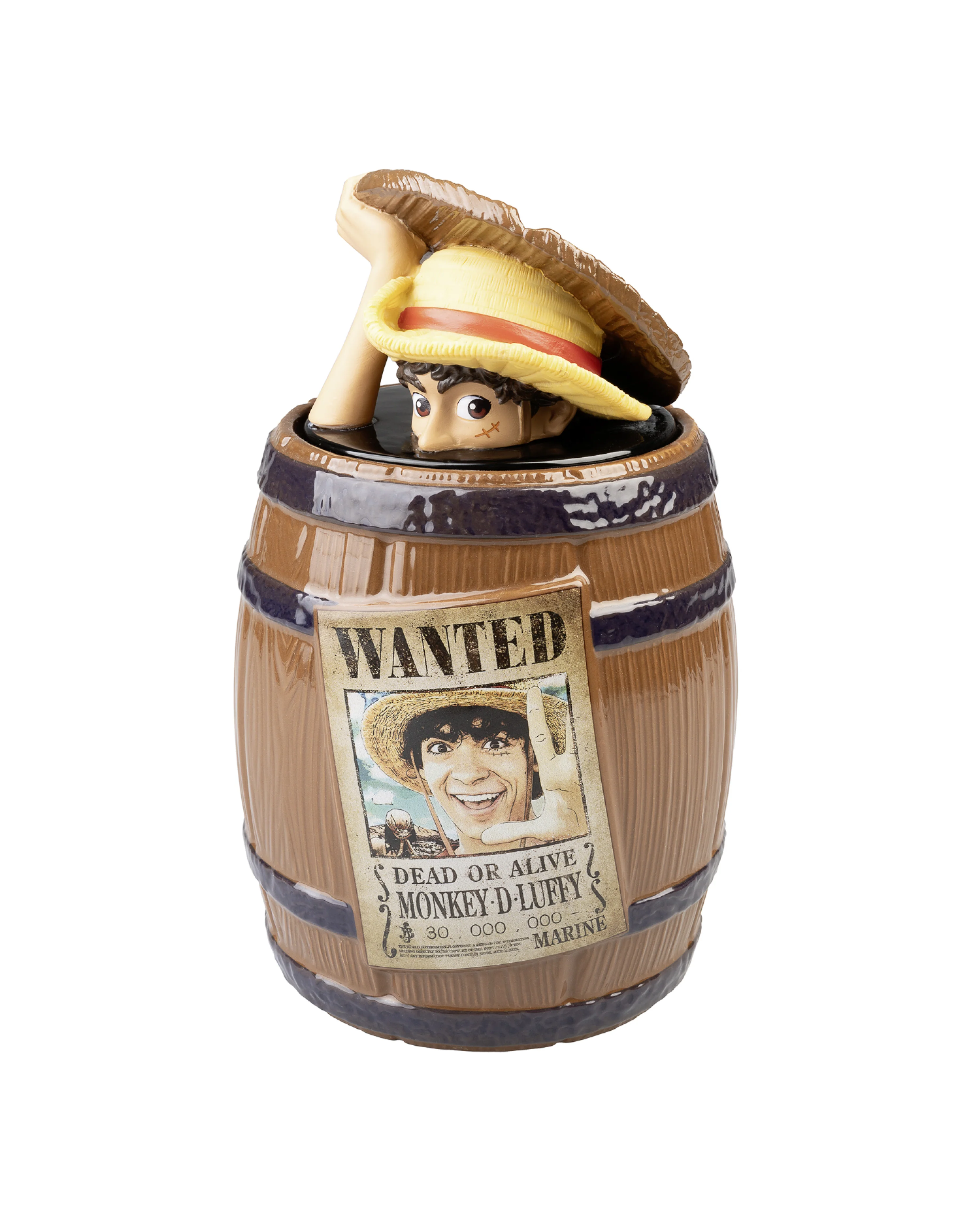 One Piece Keksdose Wanted Monkey D. Luffy Faß Barrel - Image 4