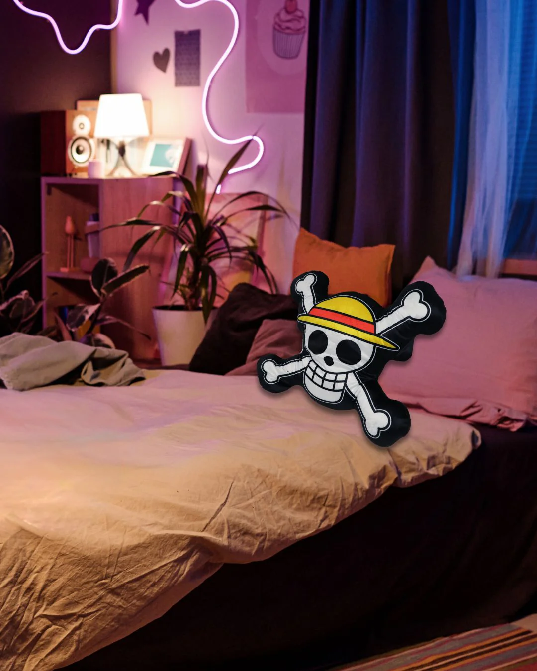 One Piece Kissen Skull Logo - Image 3