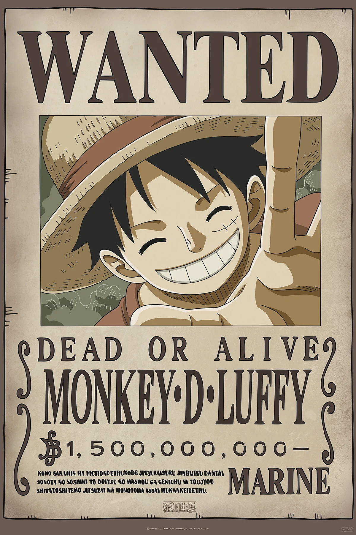 One Piece Poster 4-er Set Filmplakate Wanted - Image 2