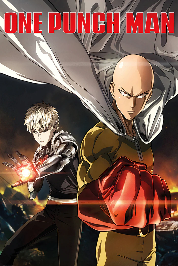 One Punch Man Poster Destruction