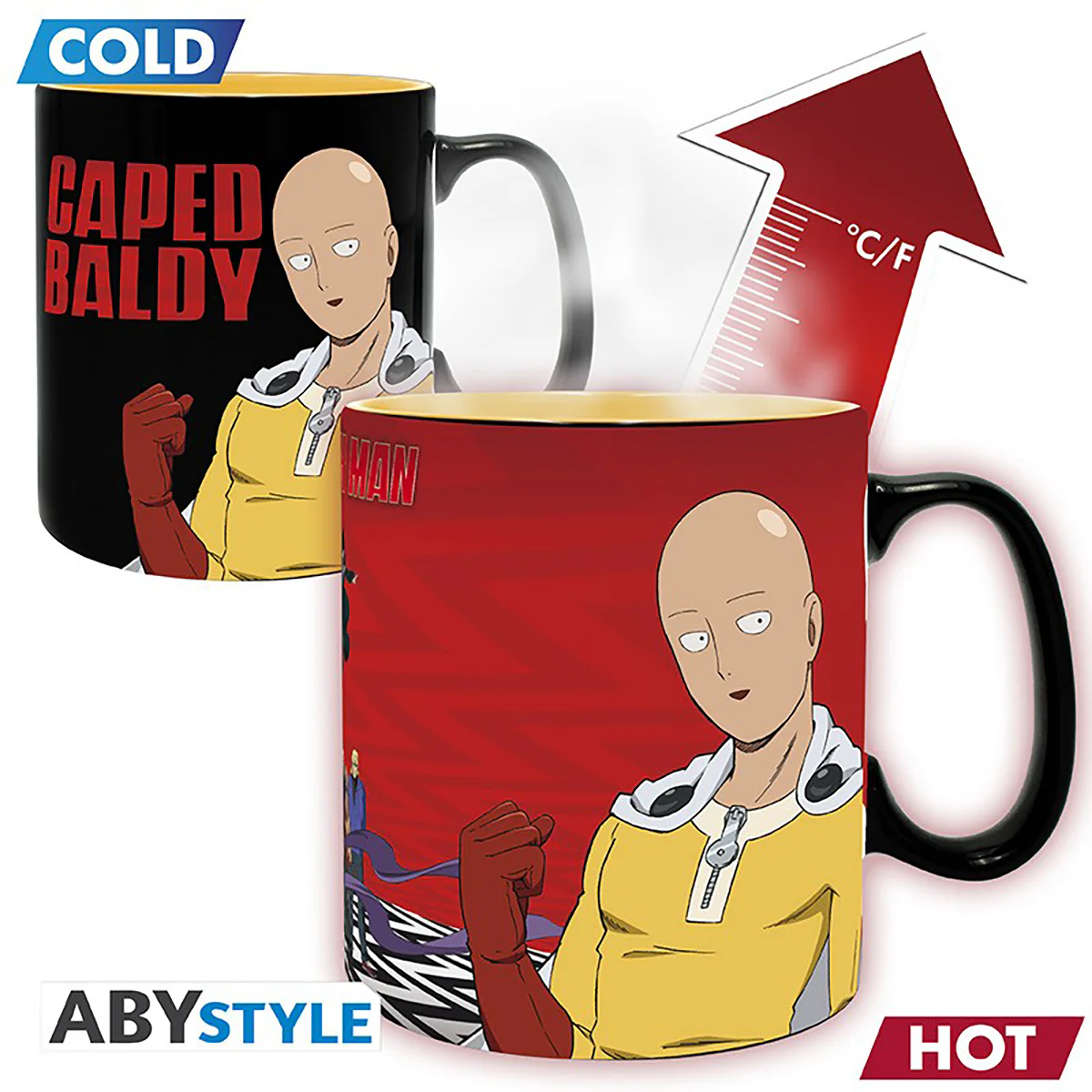 One Punch Man Thermoeffekttasse Saitama & Garou
