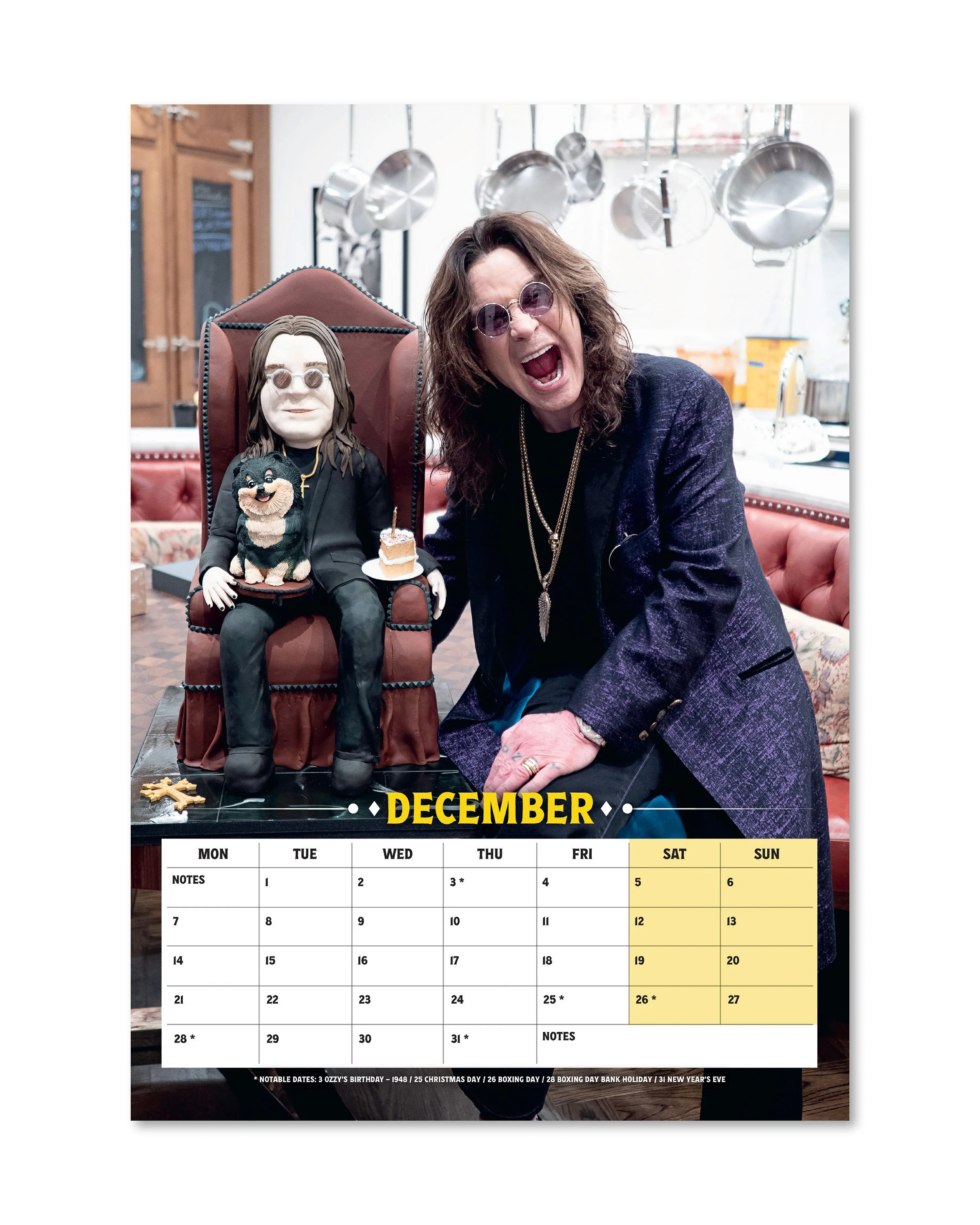 Ozzy Osbourne Kalender 2026 - Image 7