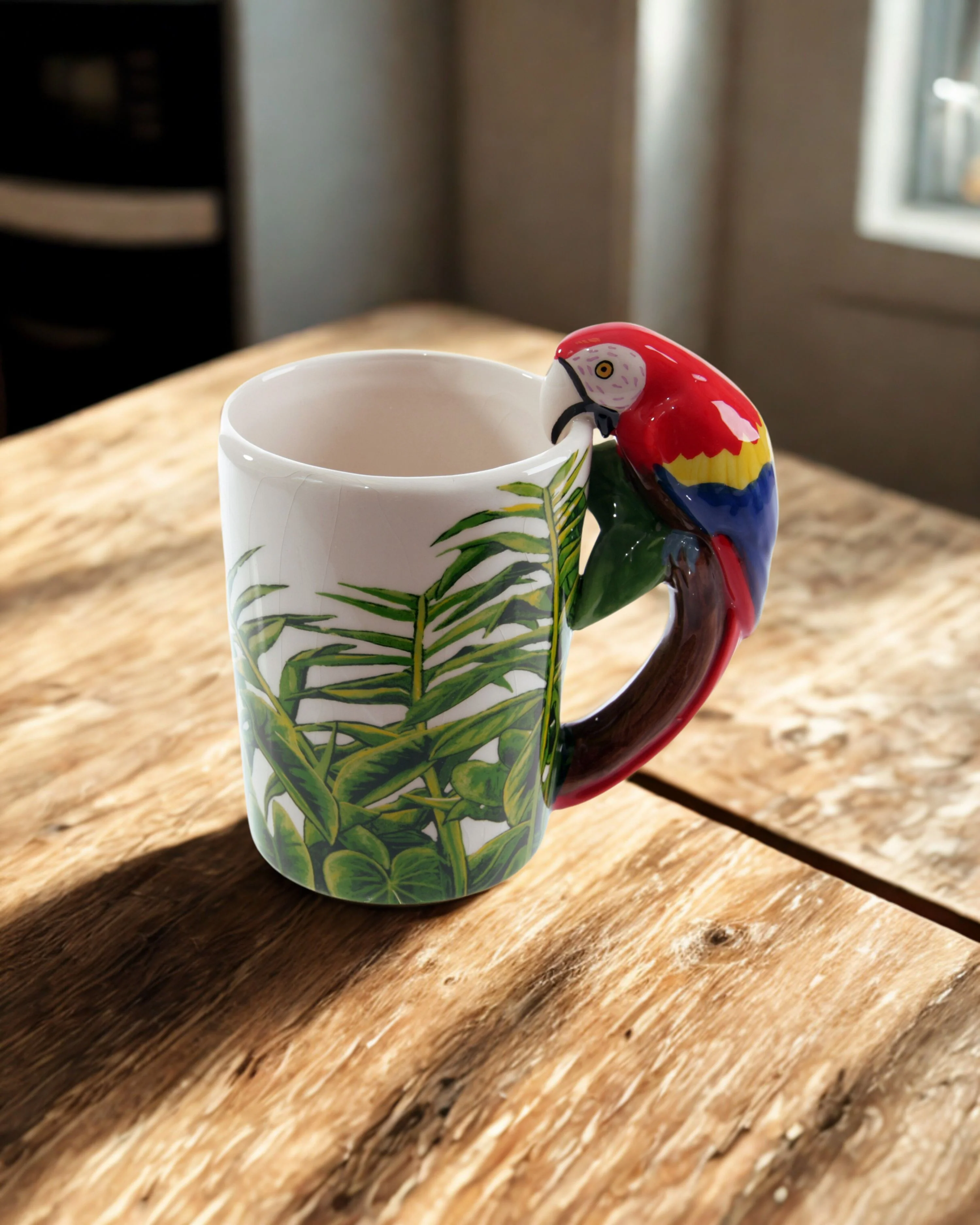Papagei Tasse Ara, 3-D Henkel 2-er Set - Image 3