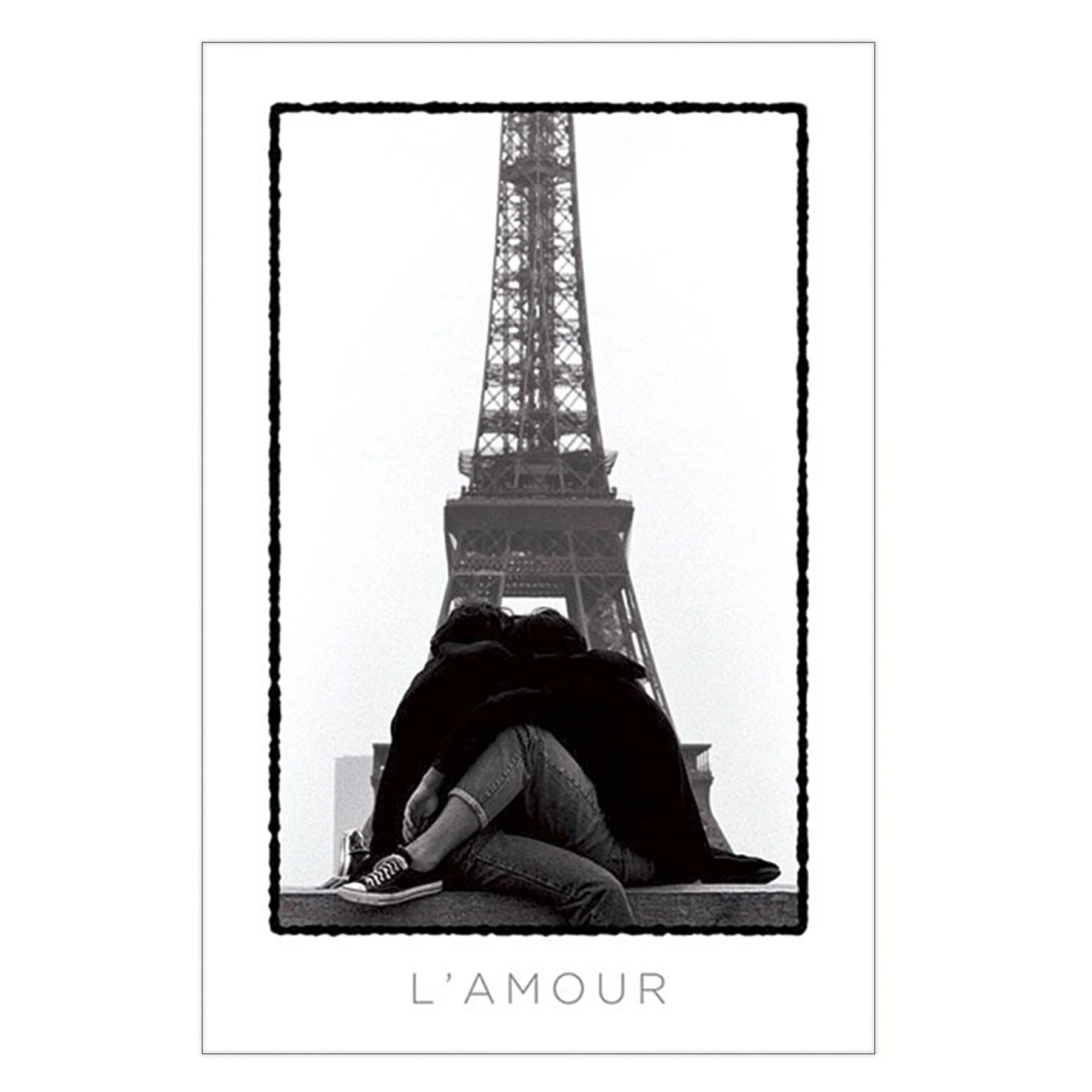 Paris Eiffelturm L'Amour Poster