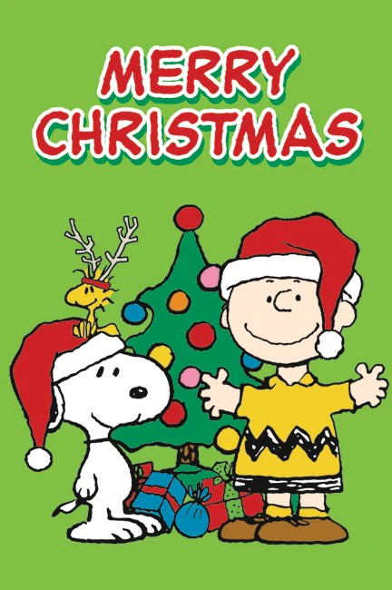 Postkarte Peanuts Merry Christmas