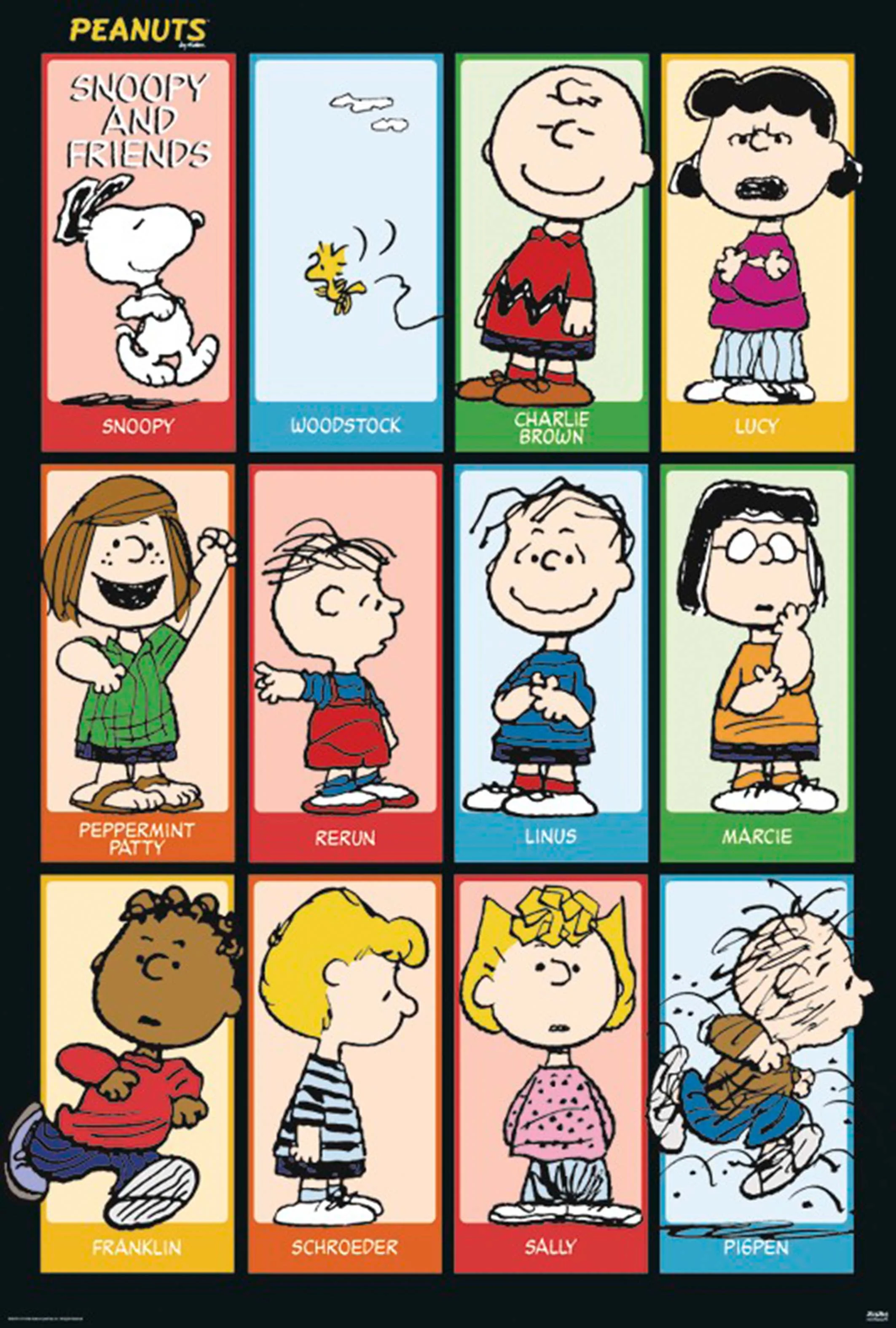 Peanuts Poster Snoopy & Friends