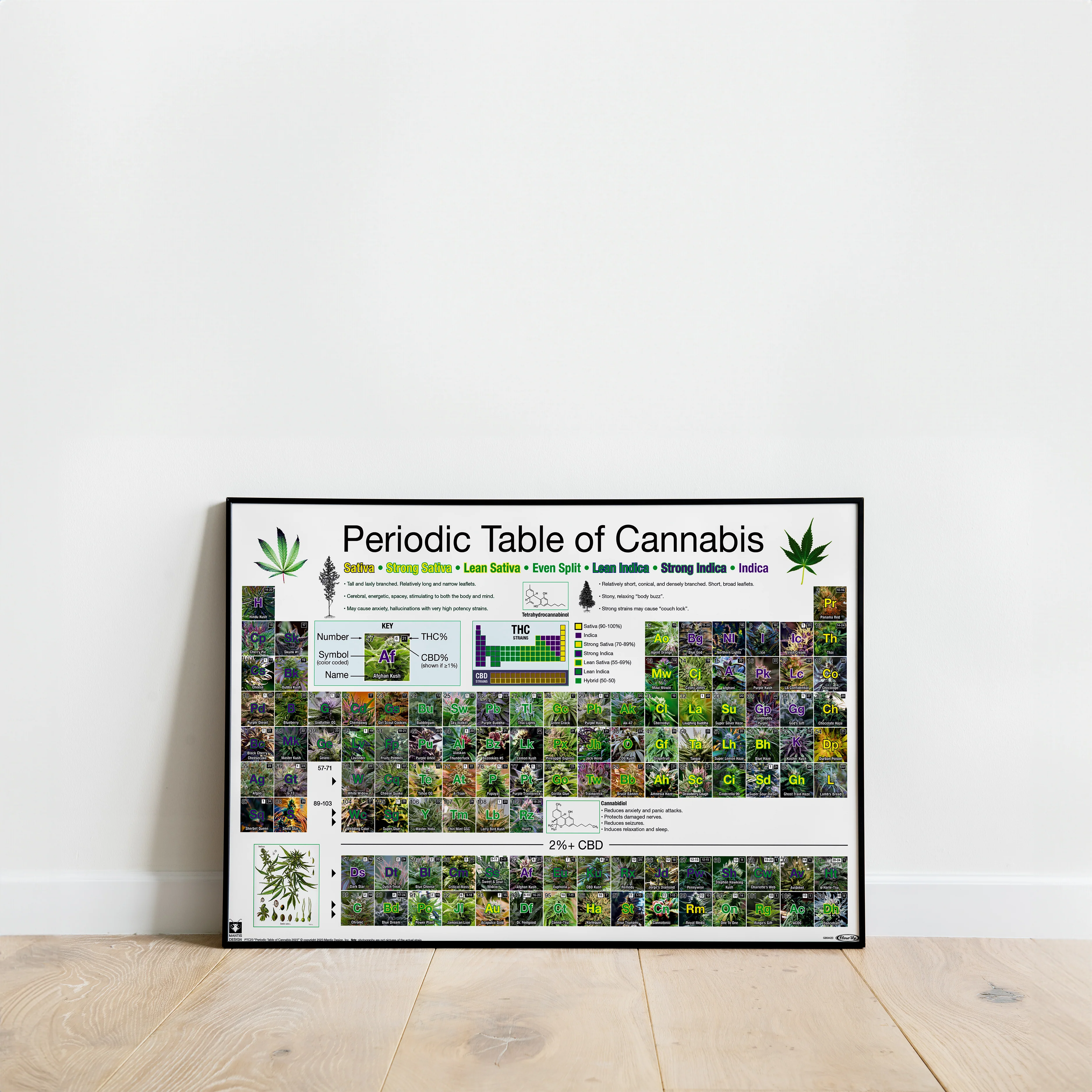 Periodic Table Of Cannabis Periodensystem der Hanfsorten - Image 5