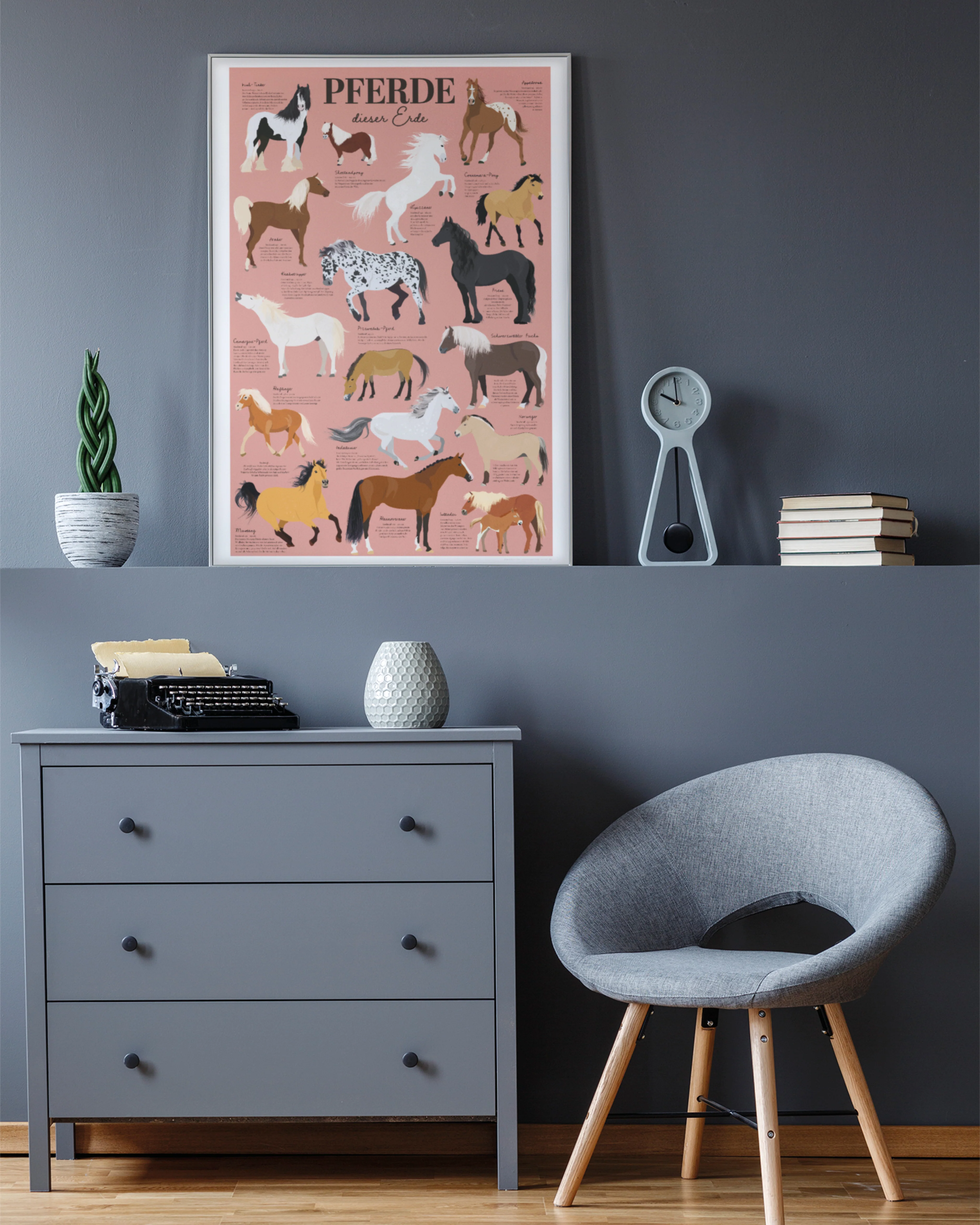 Pferde dieser Erde Poster Rosa, 61x91,5 cm - Image 4