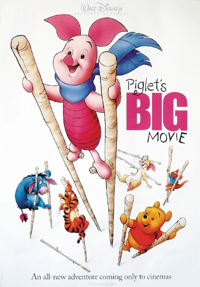Postkarte Piglet'S Big Movie