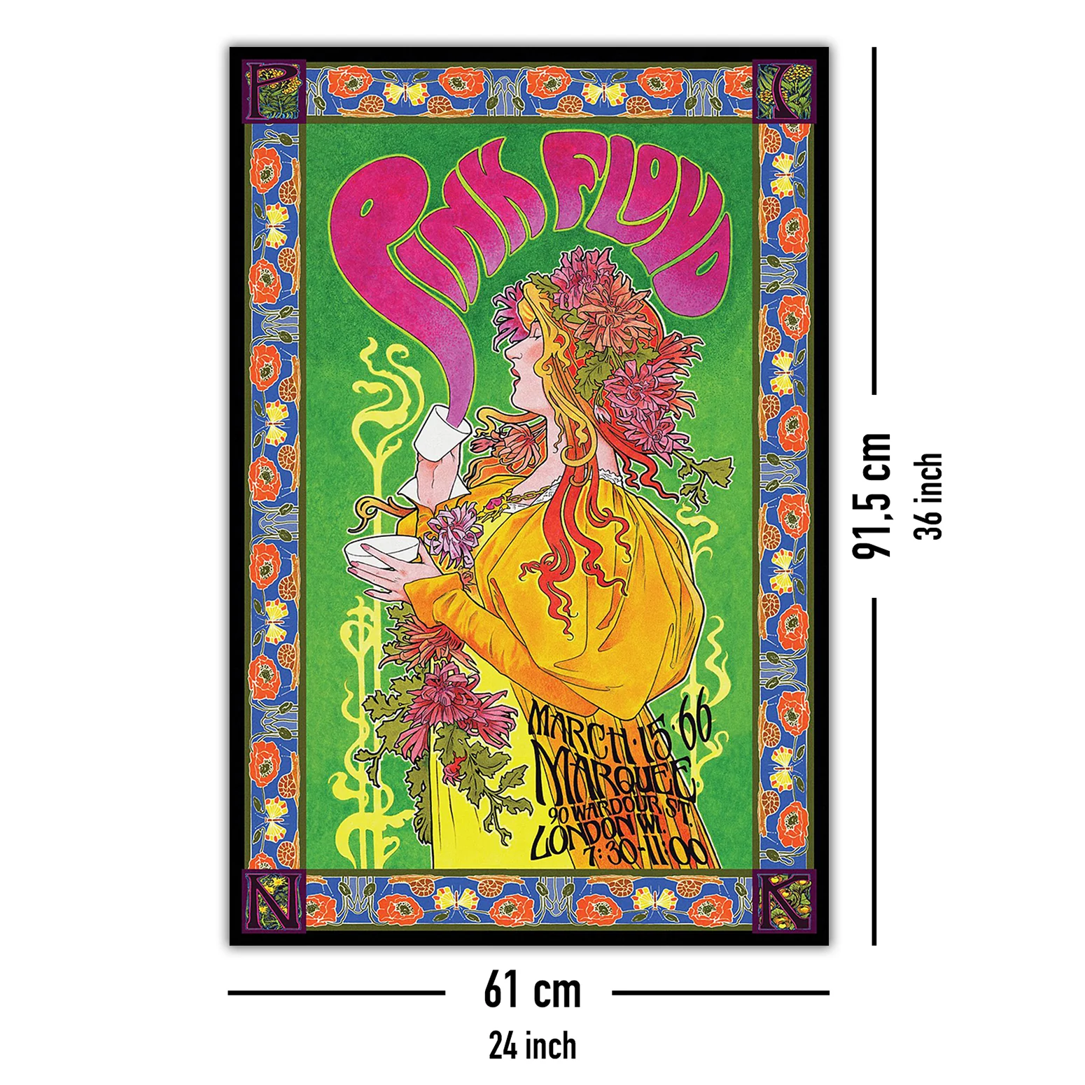 Pink Floyd Poster Bob Masse Tourplakat - Image 10