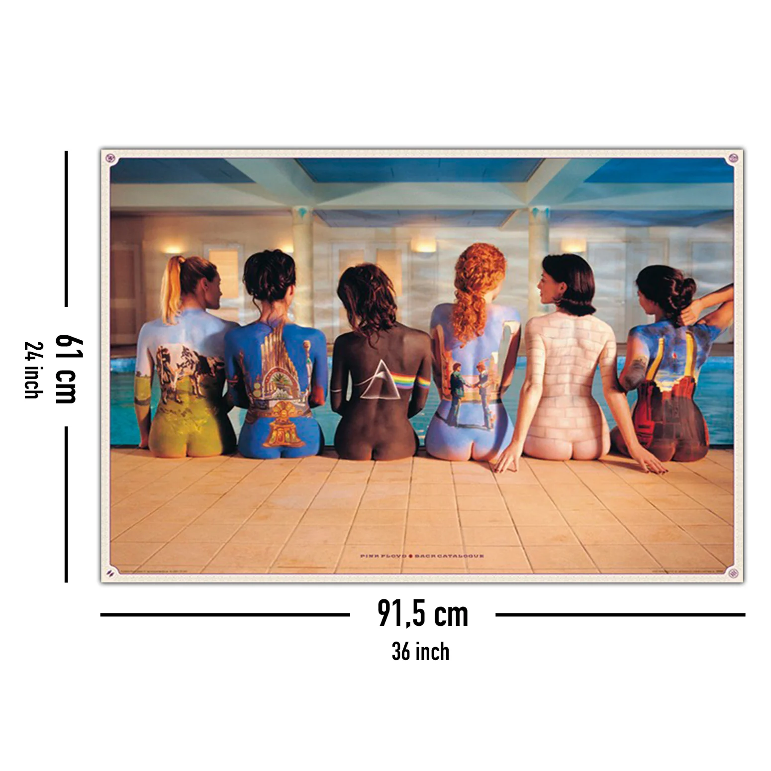 Pink Floyd Poster Bodypainting Album Covers - Image 10