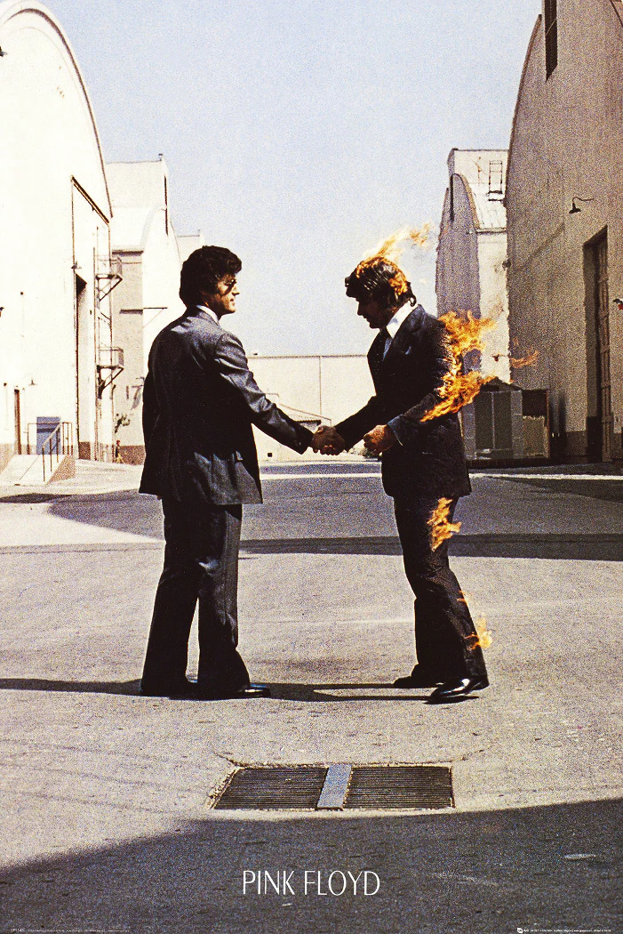 Pink Floyd Poster LP Cover Wish You Were Here