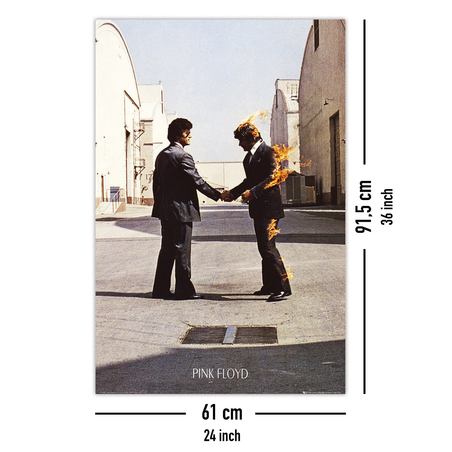 Pink Floyd Poster LP Cover Wish You Were Here - Image 10
