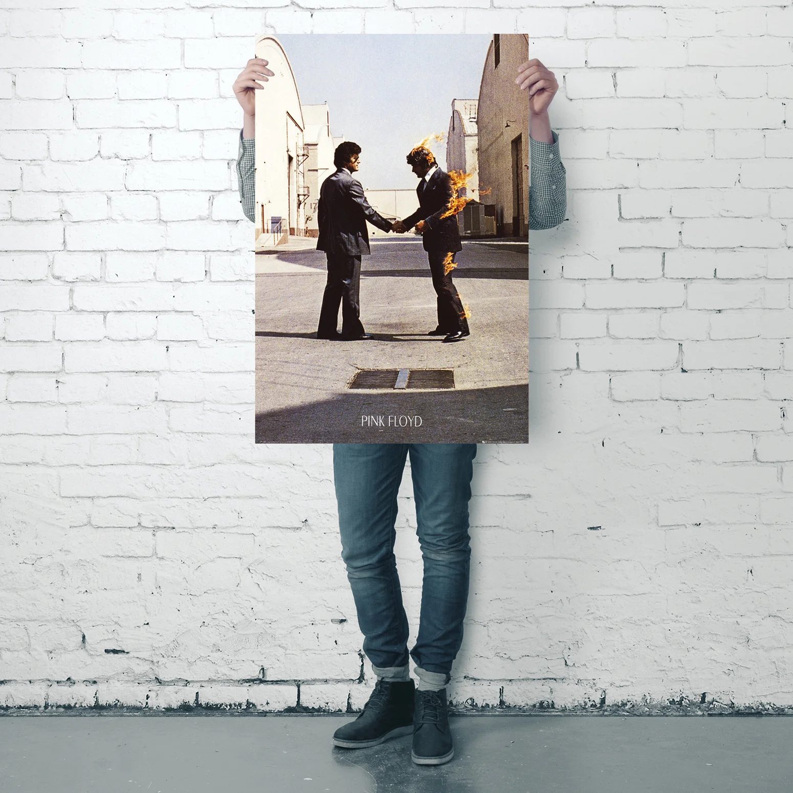 Pink Floyd Poster LP Cover Wish You Were Here - Image 4