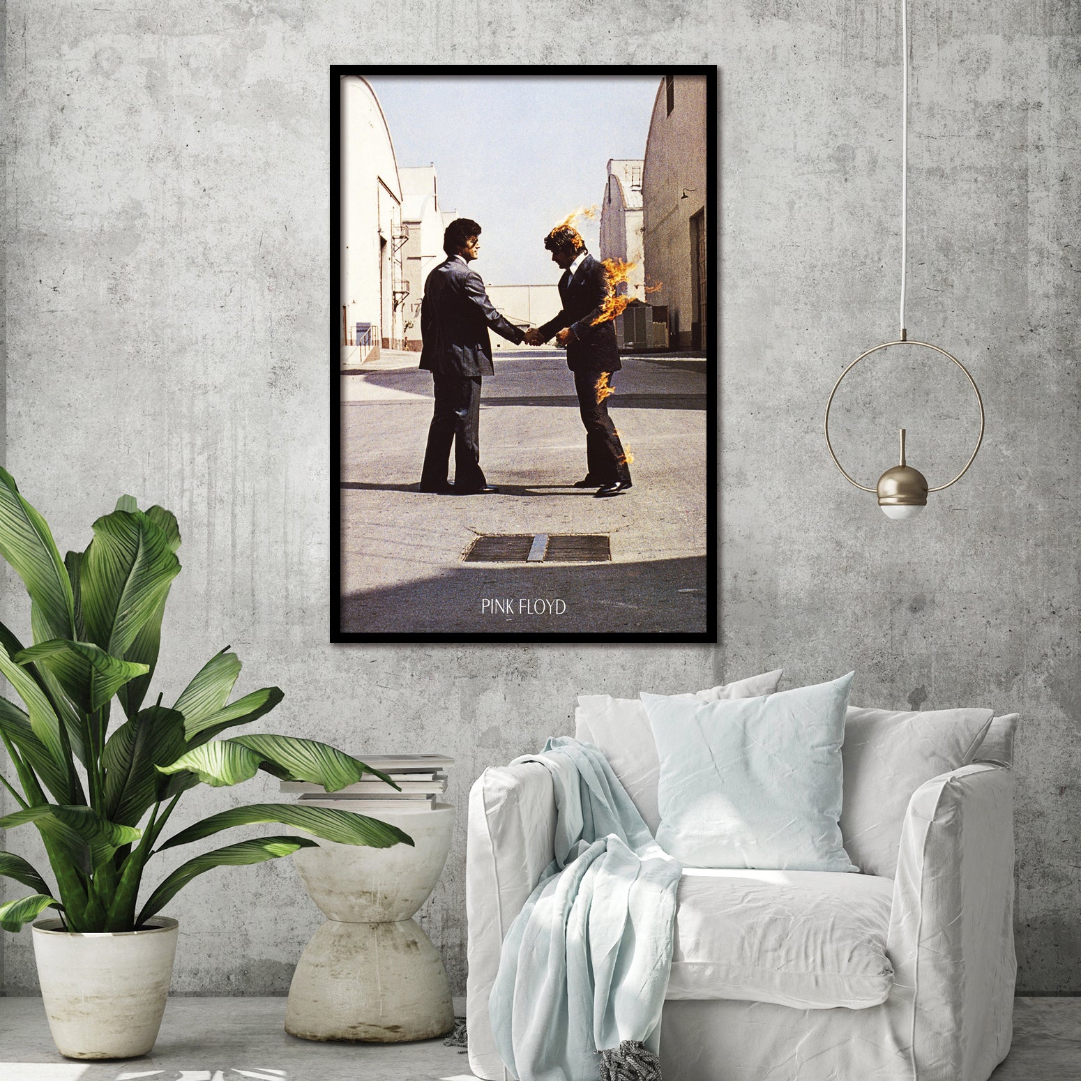 Pink Floyd Poster LP Cover Wish You Were Here - Image 7