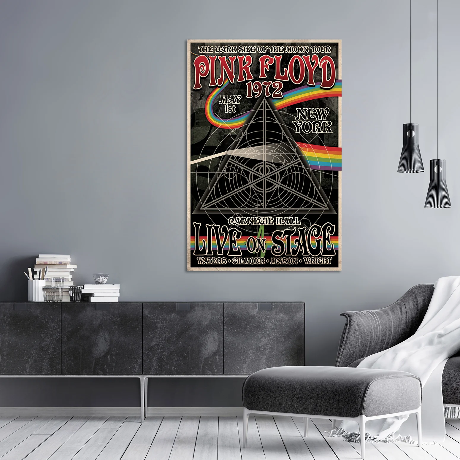 Pink Floyd Poster Tourplakat The Dark Side Of The Moon Tour - Image 3