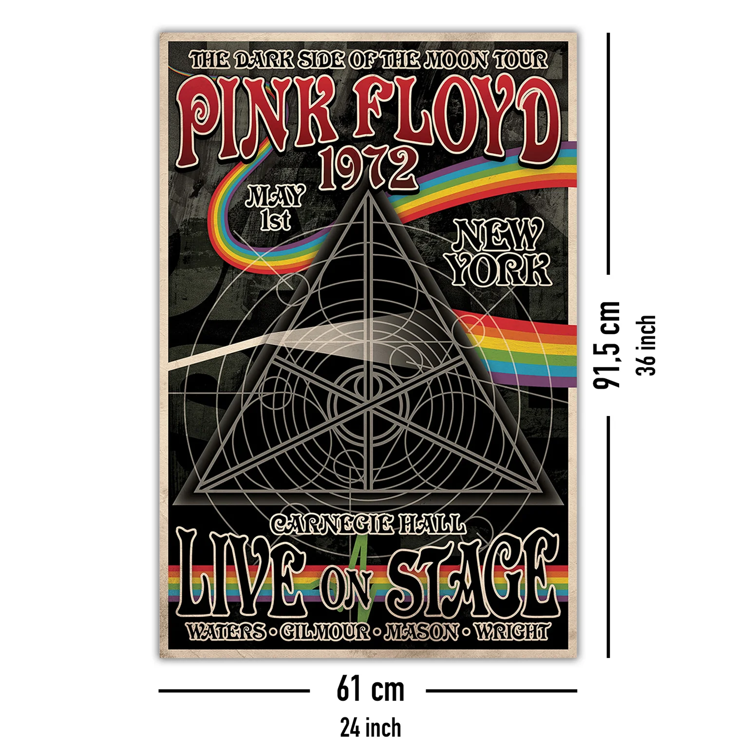 Pink Floyd Poster Tourplakat The Dark Side Of The Moon Tour - Image 5