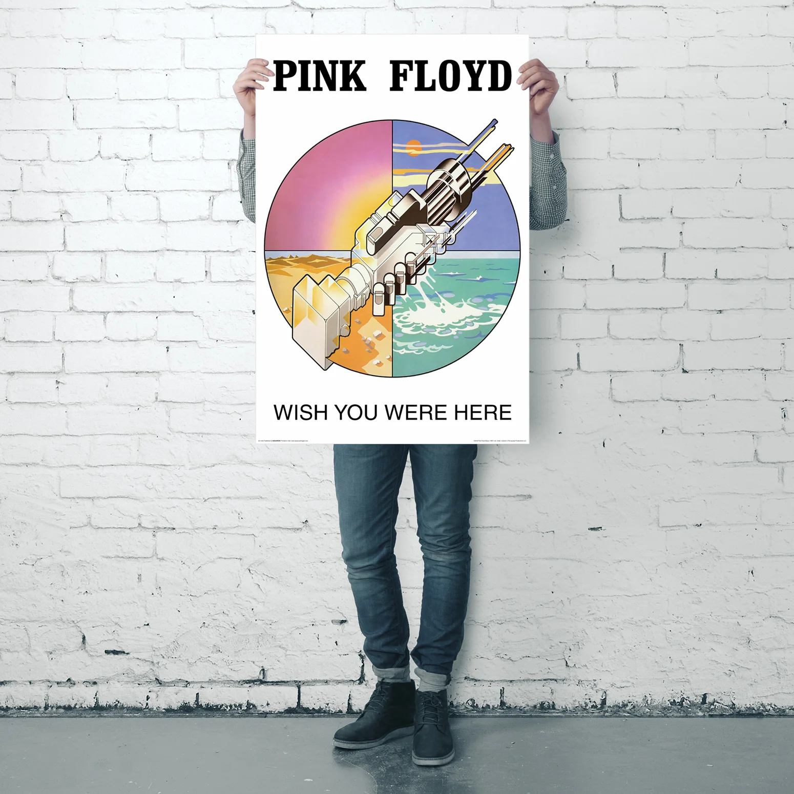 Pink Floyd Poster Wish You Were Here Symbol - Image 4