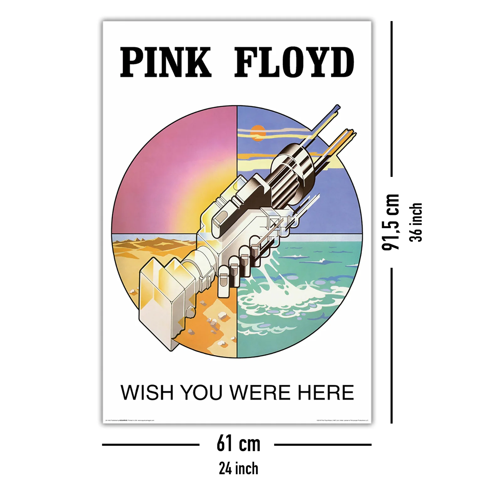 Pink Floyd Poster Wish You Were Here Symbol - Image 5