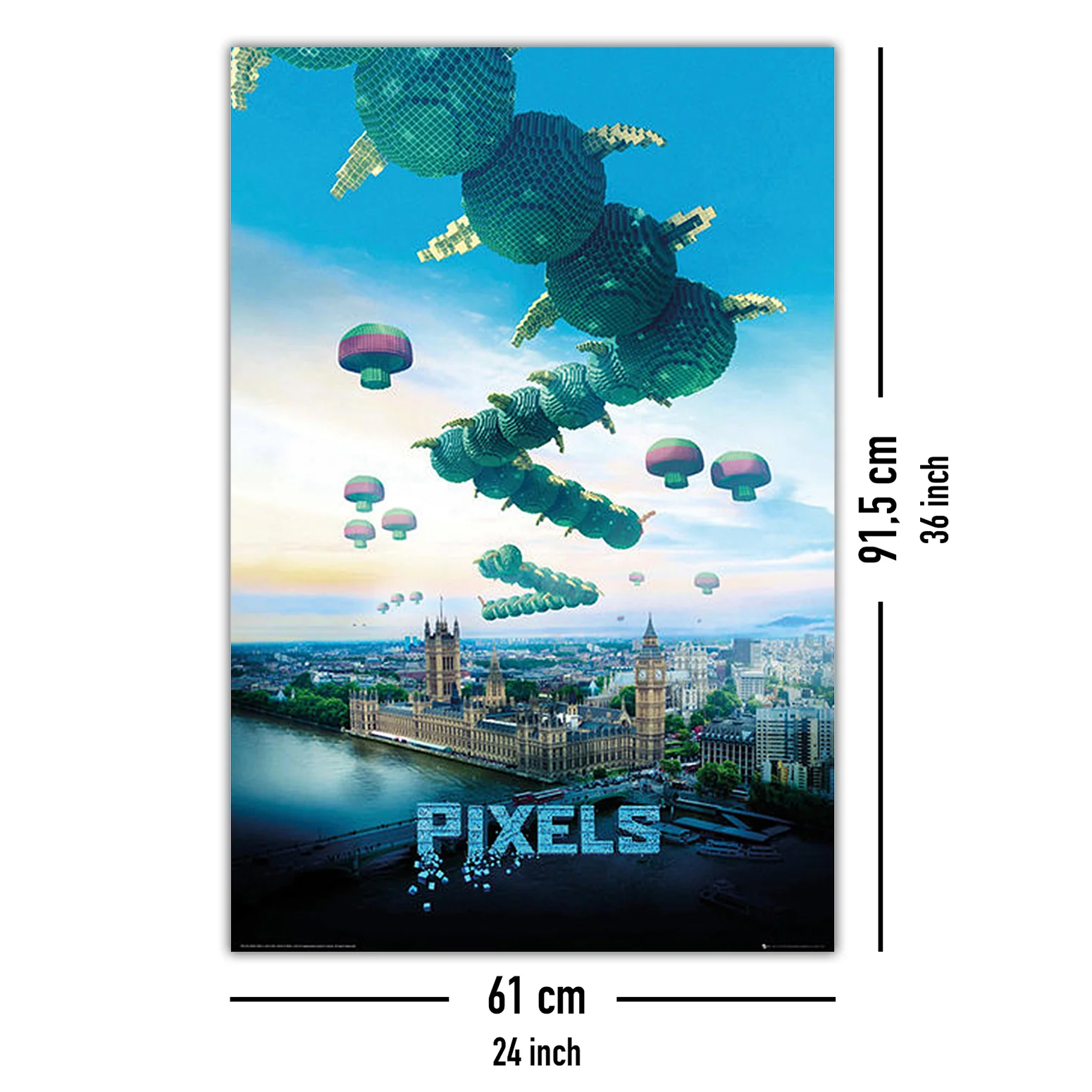 Pixels Poster Tausendfüßer Galaga Centipede - Image 5