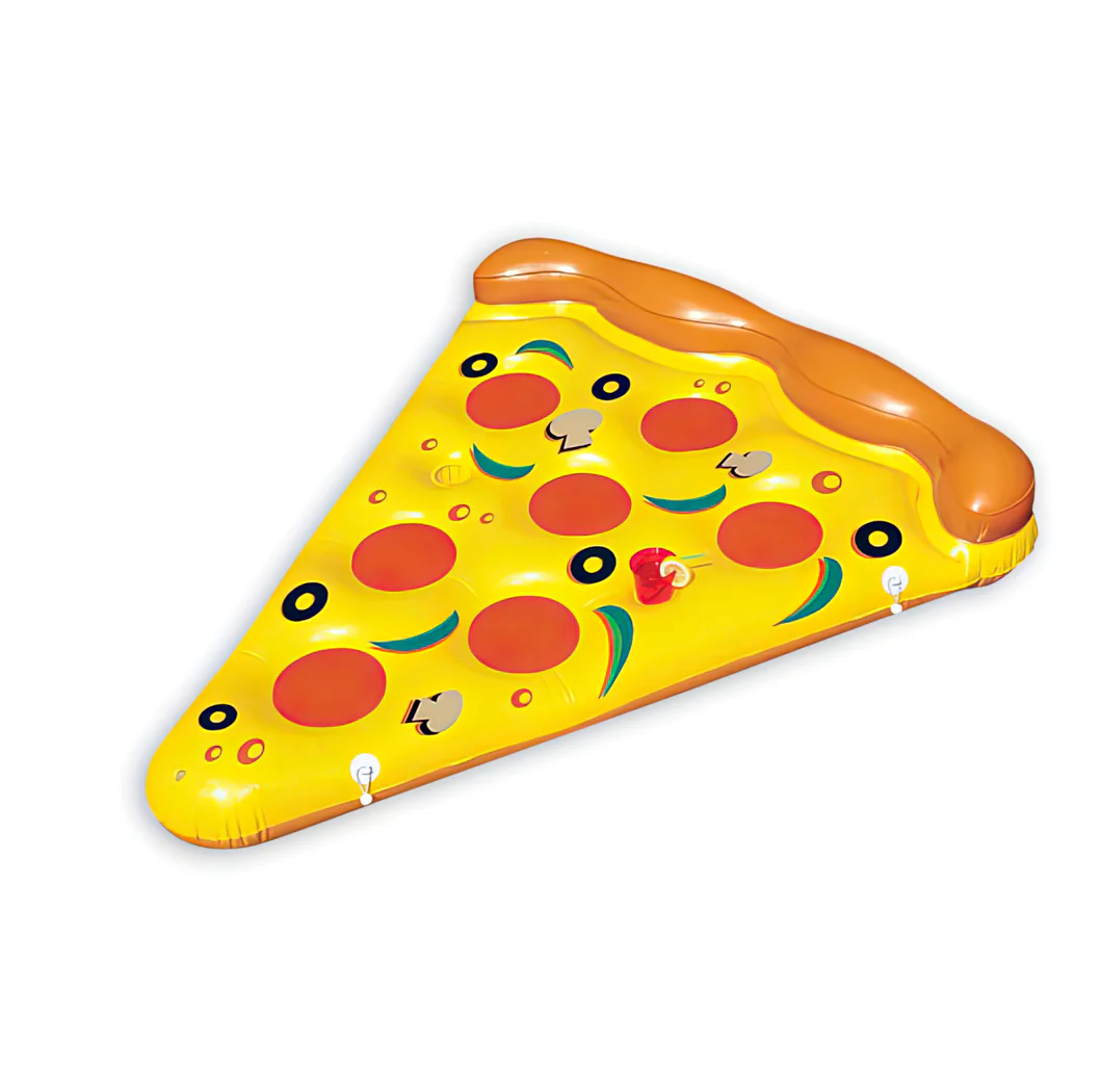 Pizza Schwimminsel Pizzastück