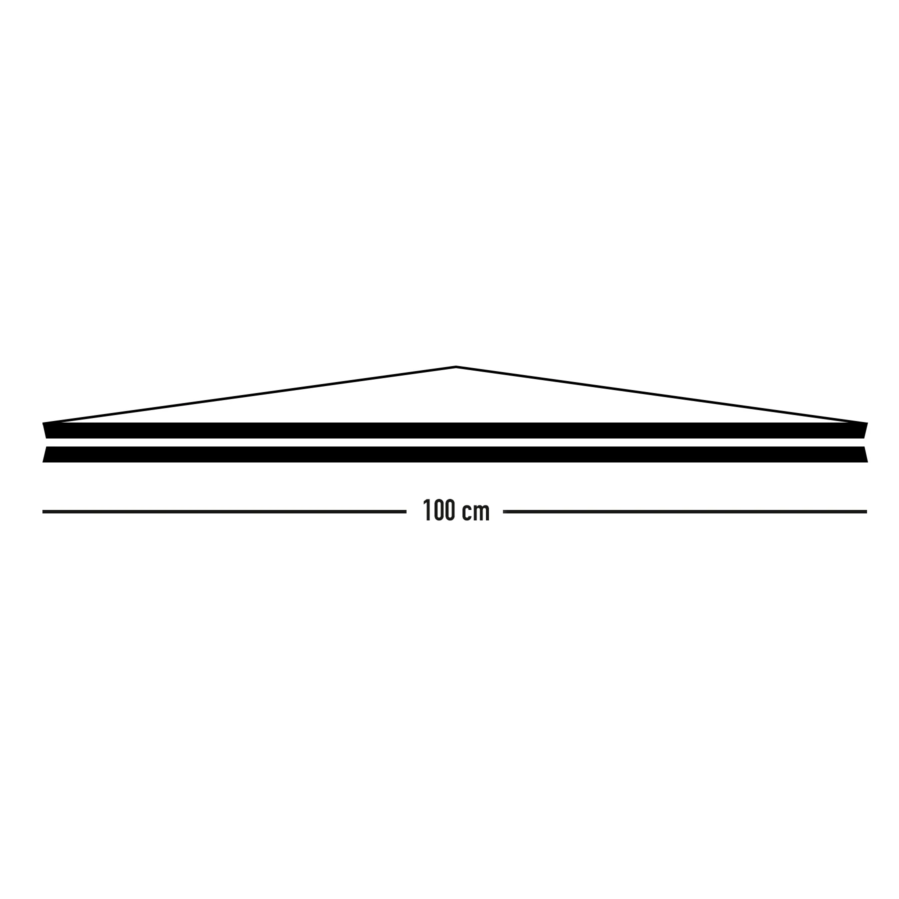 Posterleisten schwarz 100 cm (Paar), Alternative zum Rahmen - Image 3
