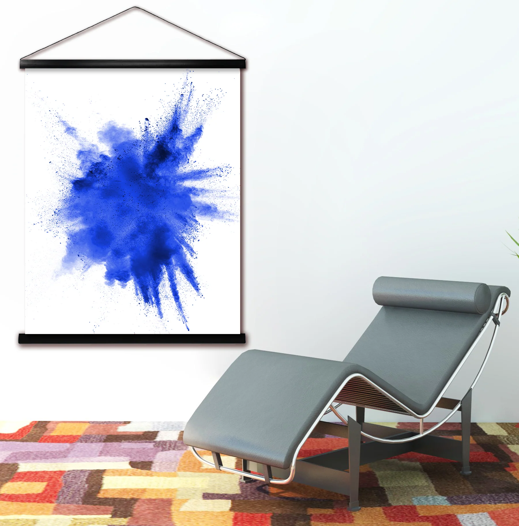 Posterleisten schwarz 101 cm (Paar), mit Aufhängeschnur - Image 5