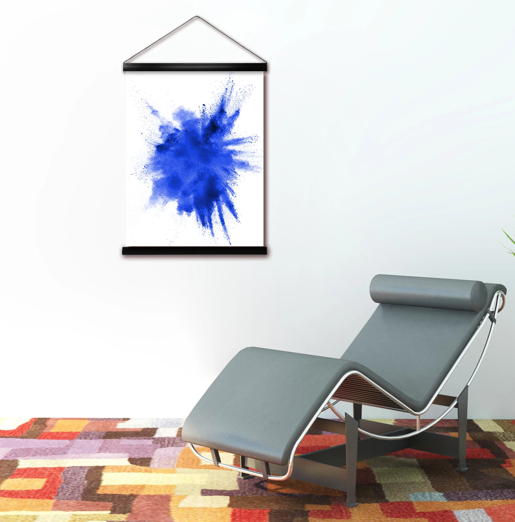 Posterleisten schwarz 51 cm (Paar) mit Aufhängeschnur - Image 5