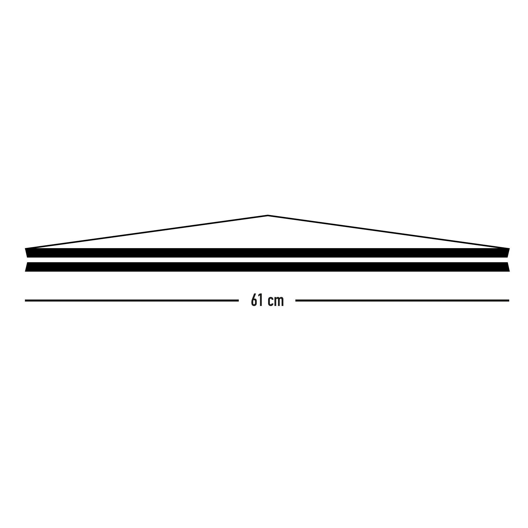 Posterleisten schwarz 61 cm (Paar), Alternative zum Rahmen - Image 3