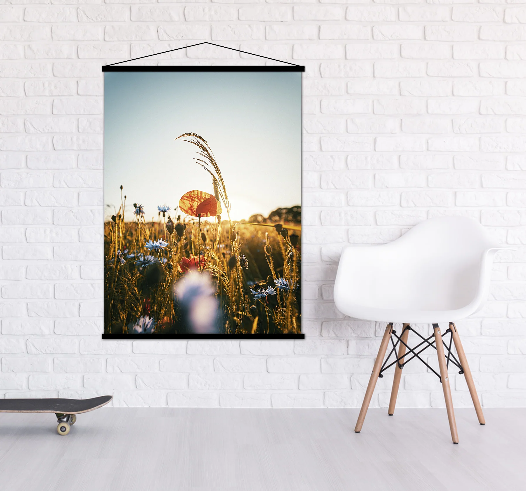 Posterleisten schwarz 70 cm (Paar), Alternative zum Rahmen - Image 2