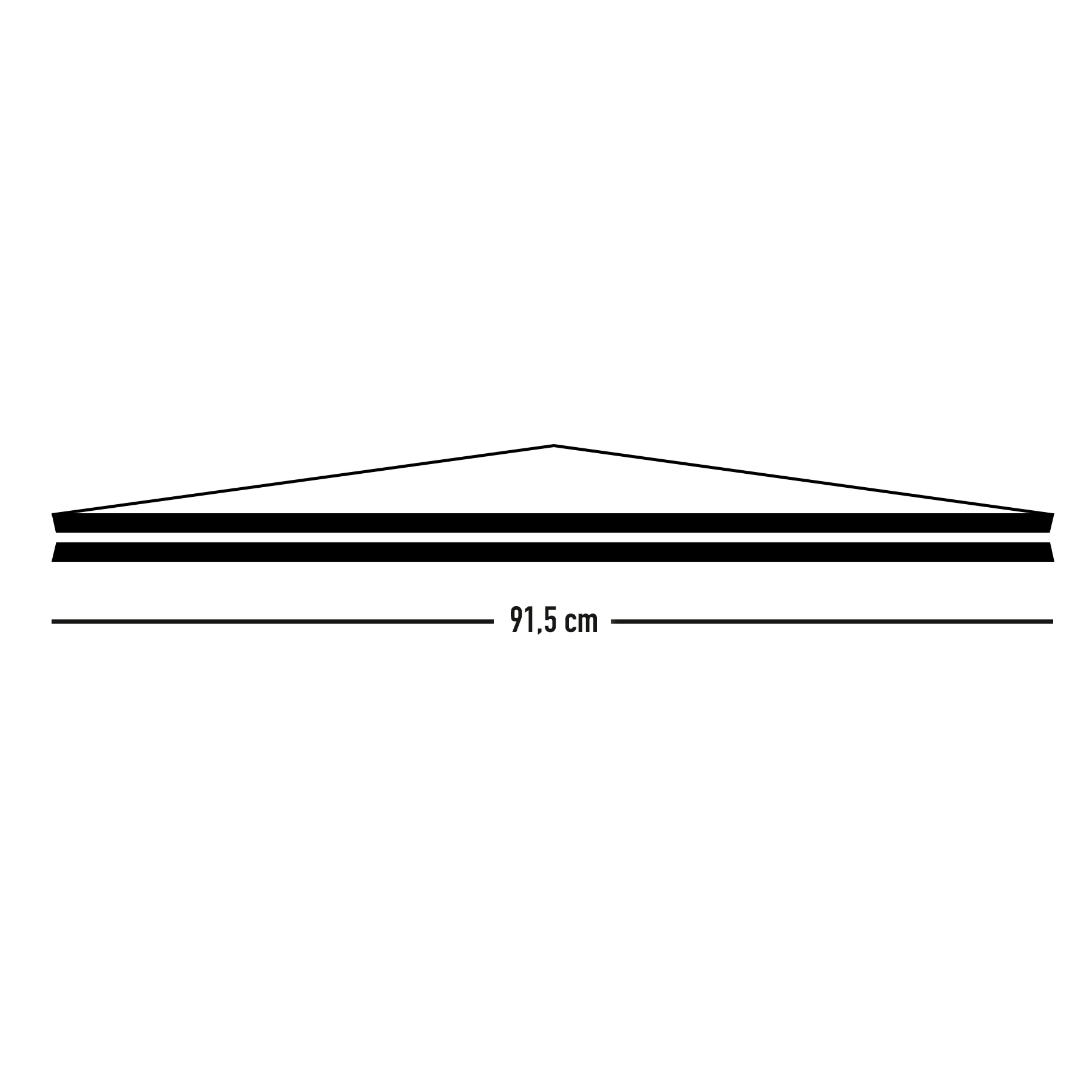 Posterleisten schwarz 91,5 cm (Paar), Alternative zum Rahmen - Image 3