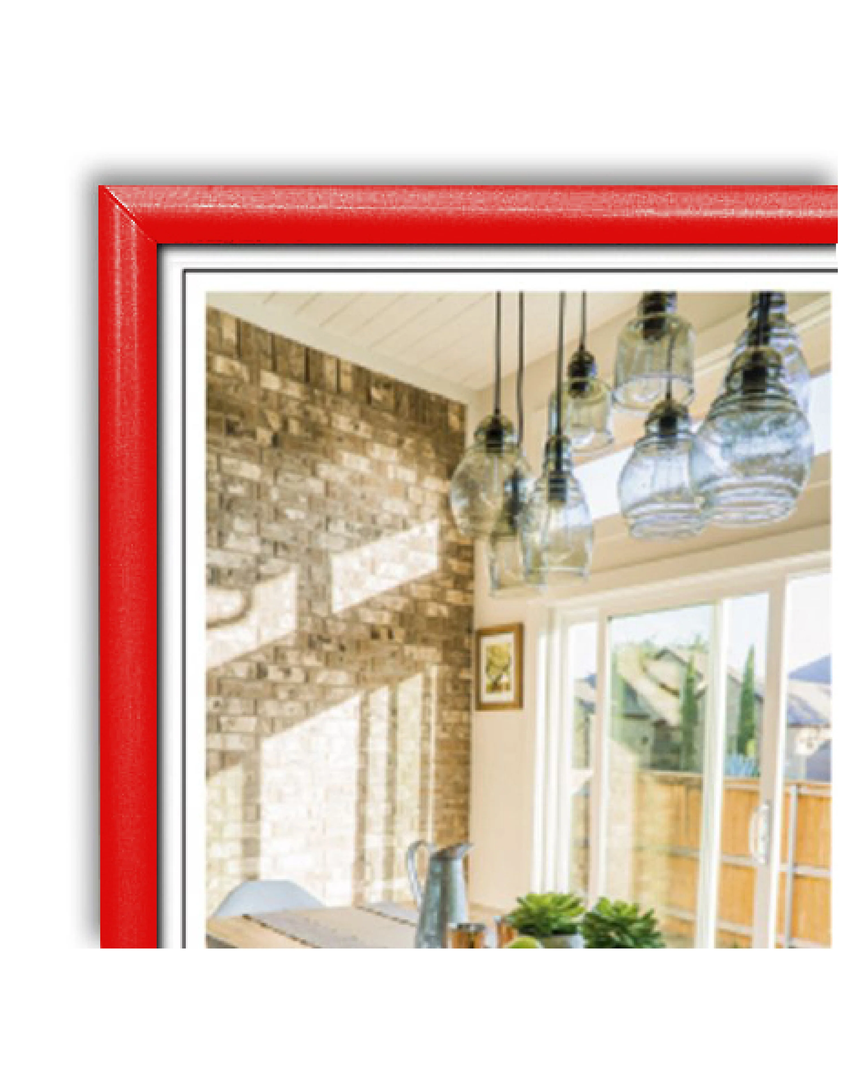 Posterrahmen 30,5 x 91,5 cm rot 4-er Set - Image 3